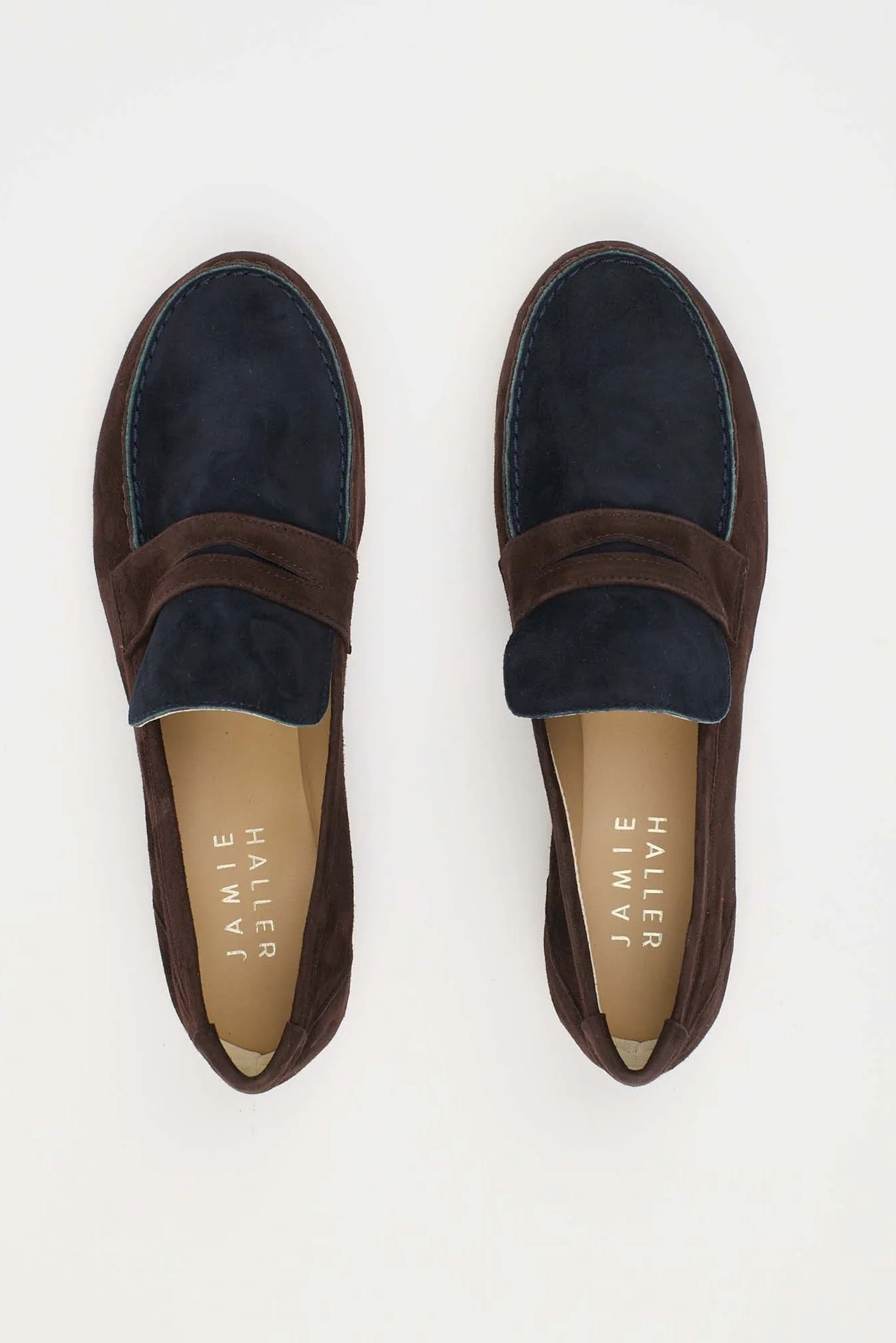 Jamie Haller - The Penny Loafer in Deep Espresso / Navy - Image 8