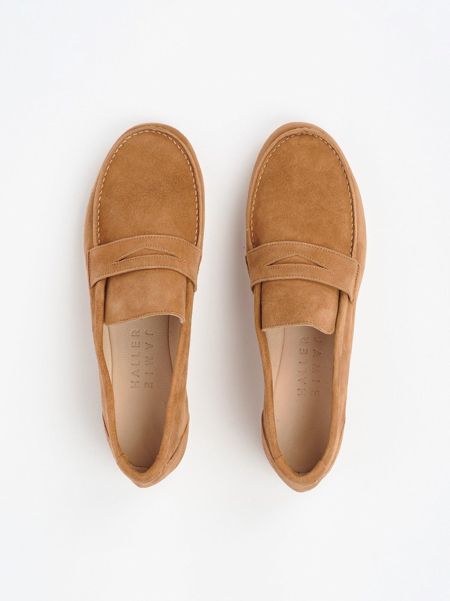 Jamie Haller - The Penny Loafer in Clove Suede