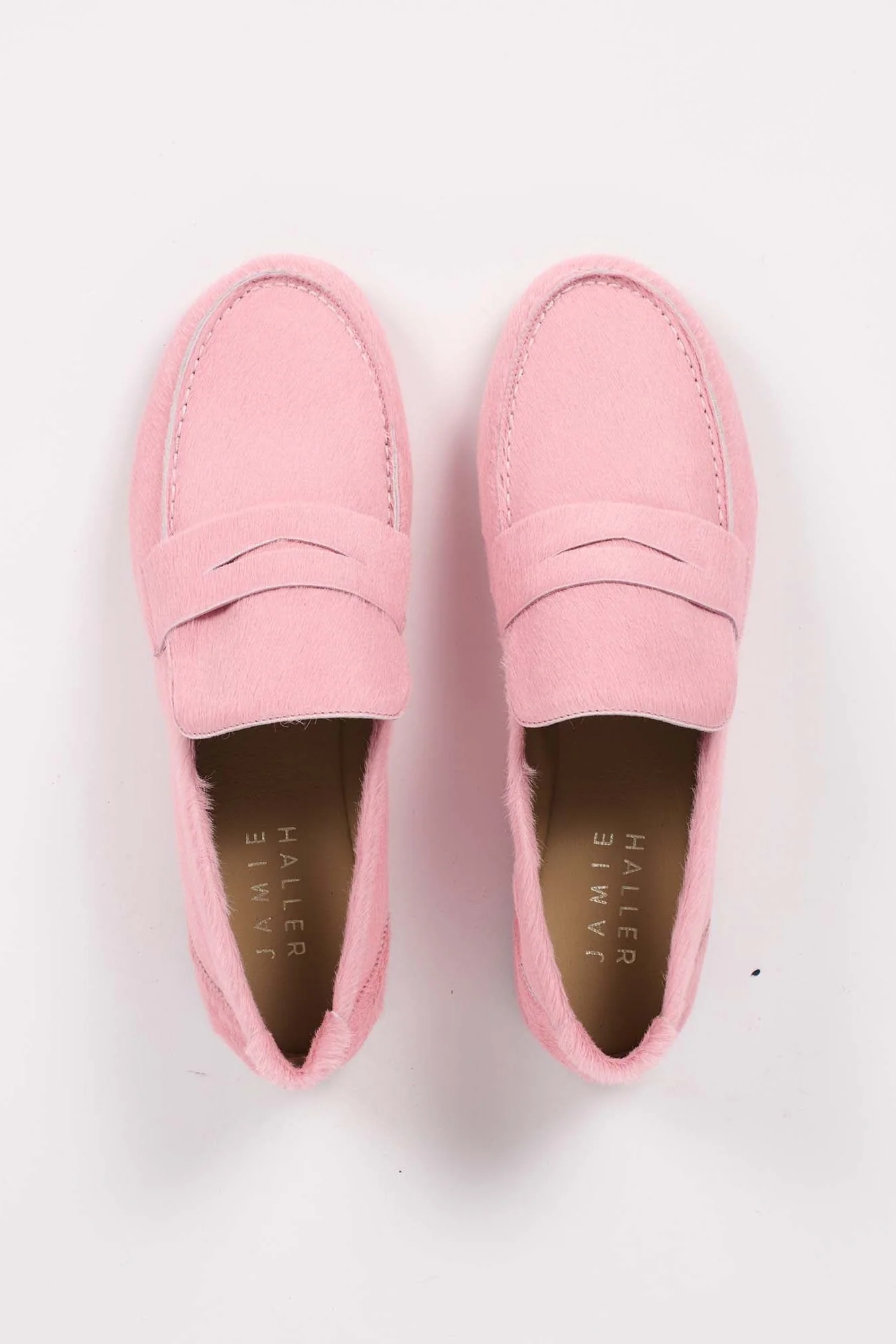 Jamie Haller - The Penny Loafer in Ponyhair Pink