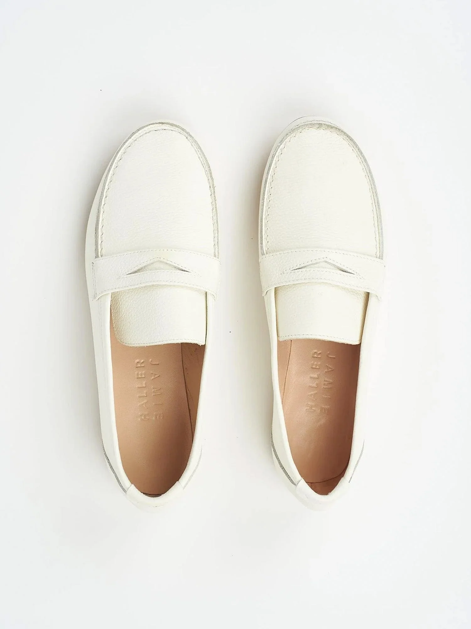Jamie Haller - The Penny Loafer in White - Image 2