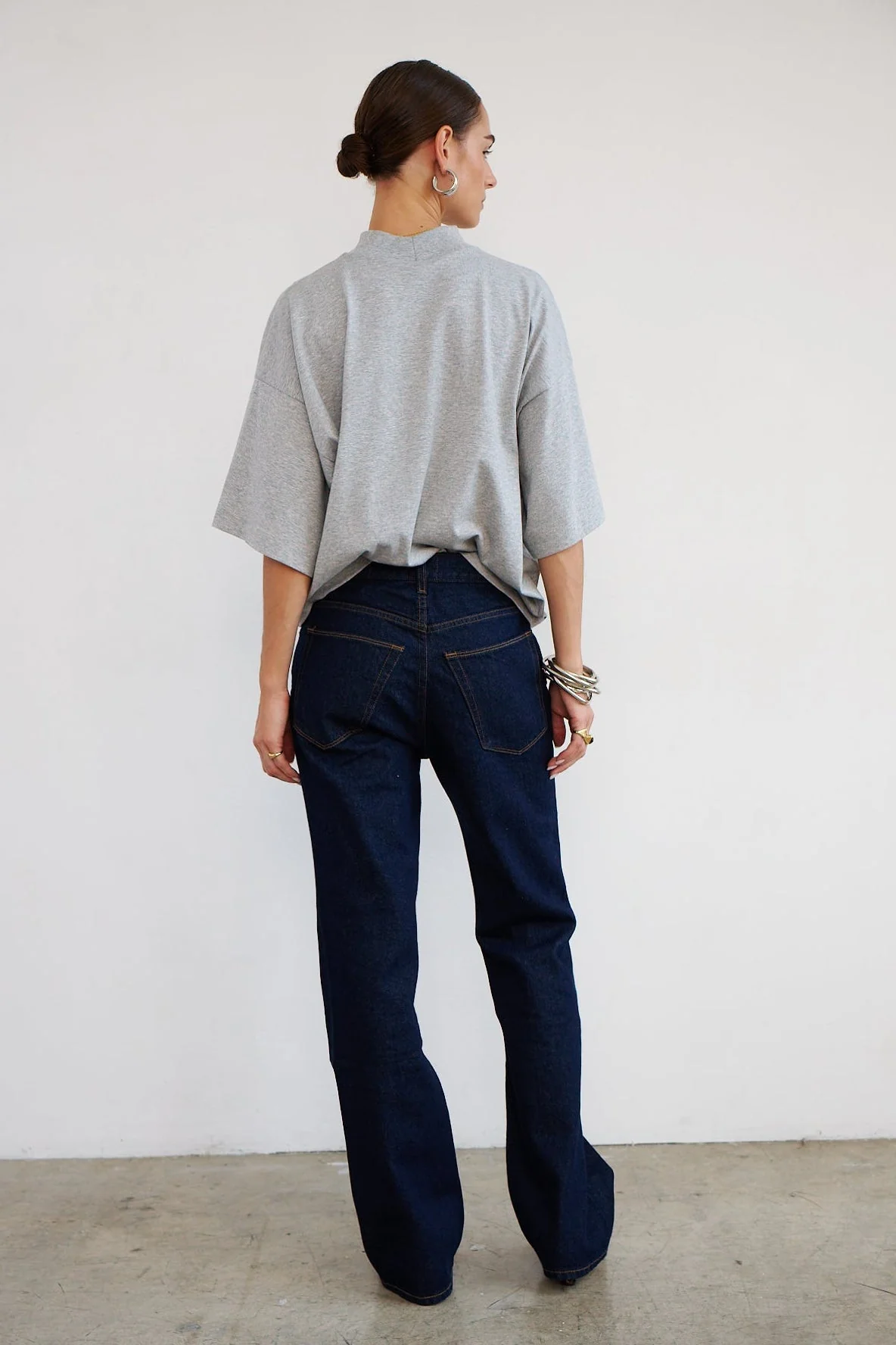 Jamie Haller - The Pitch Tee in Heather Grey - Image 14