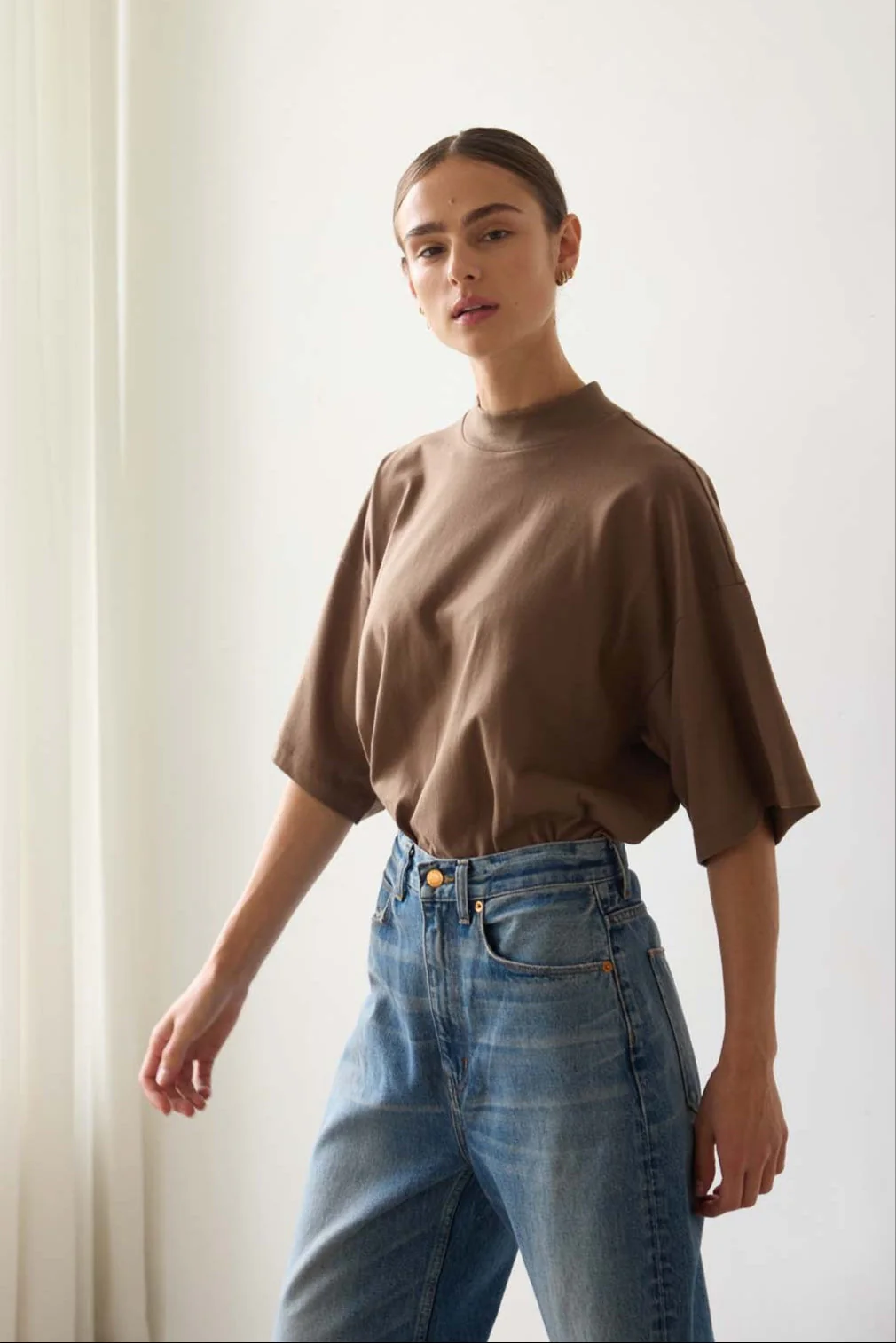 Jamie Haller - The Pitch Tee in Taupe - Image 6