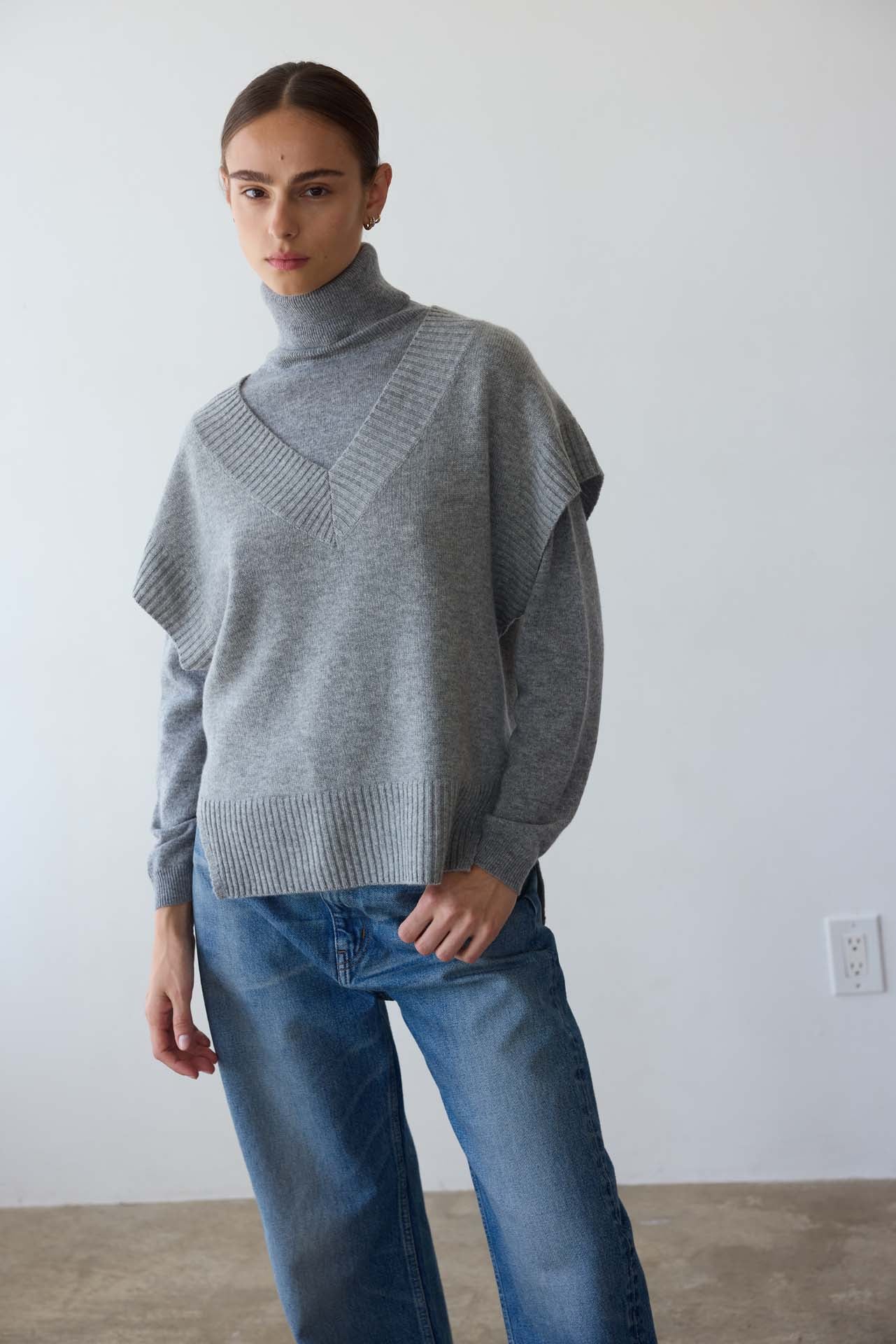 Jamie Haller - The Primm Sweater in Light Heather - Image 9