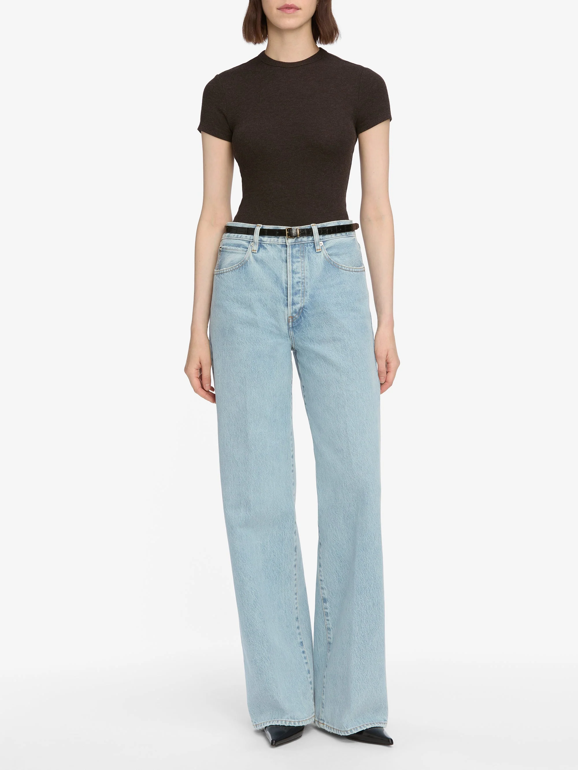 FRAME - The Rib Baby Tee - Image 2