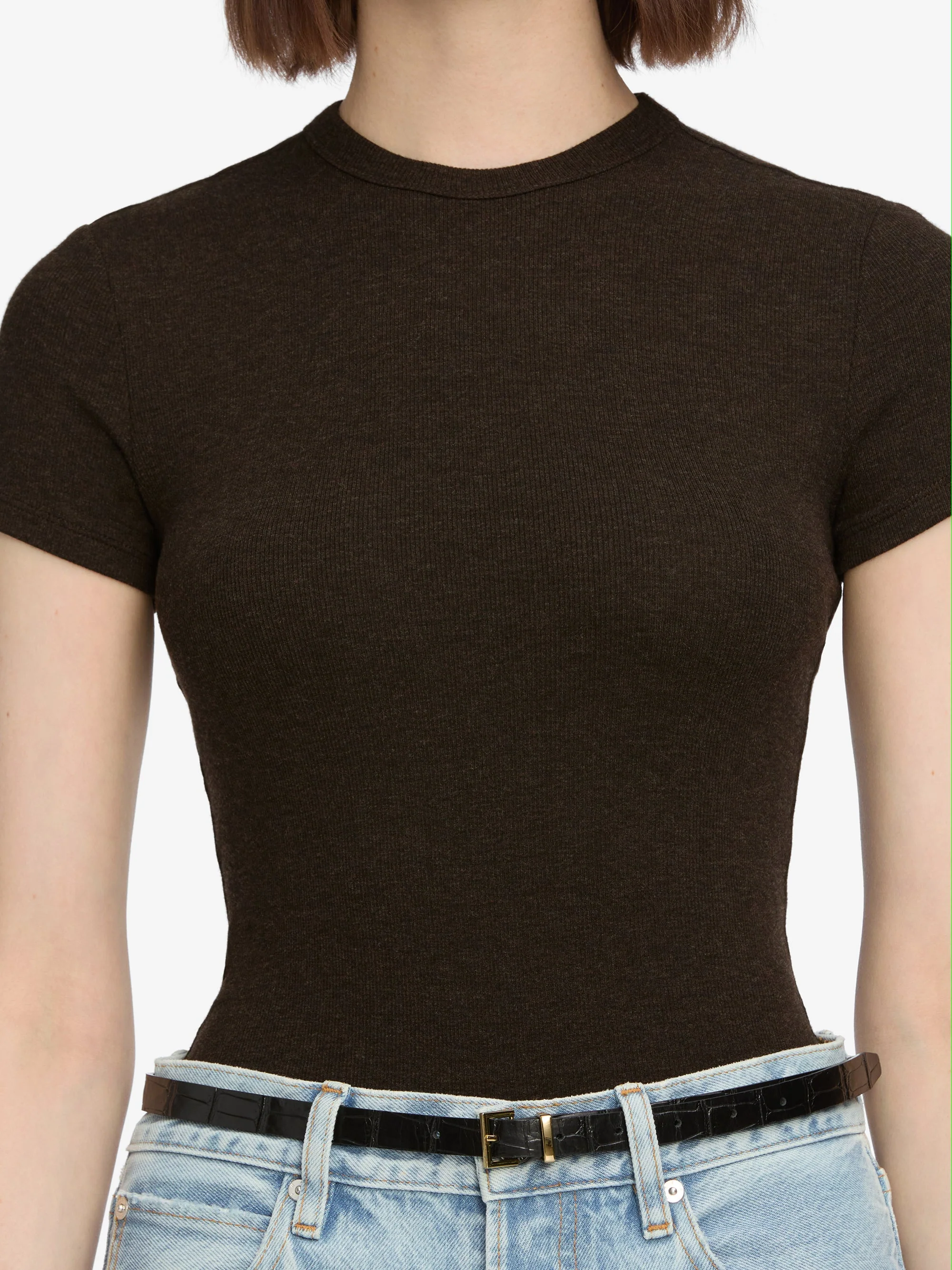 FRAME - The Rib Baby Tee - Image 4