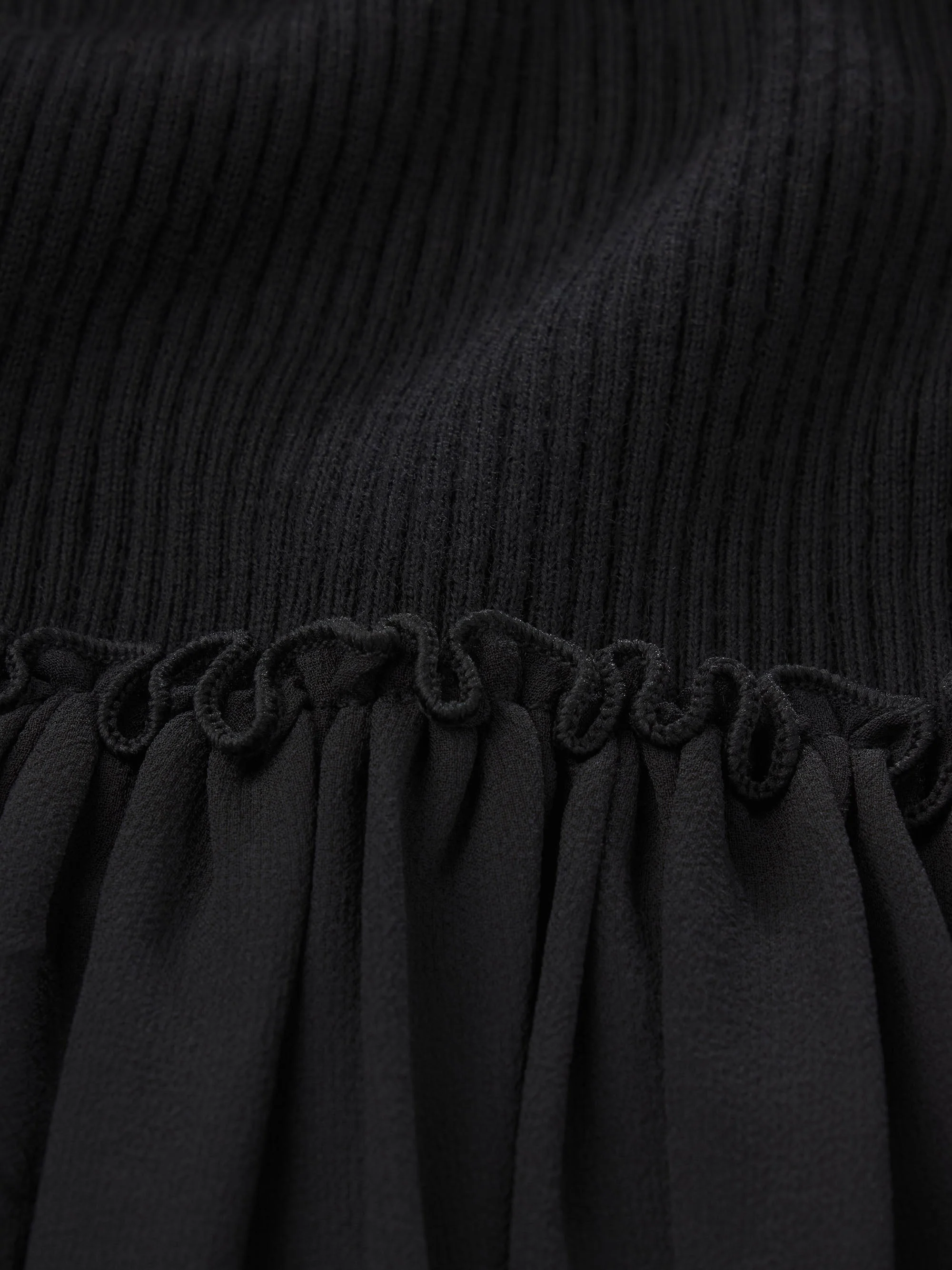FRAME - The Sheer Sleeve Dress - Image 6