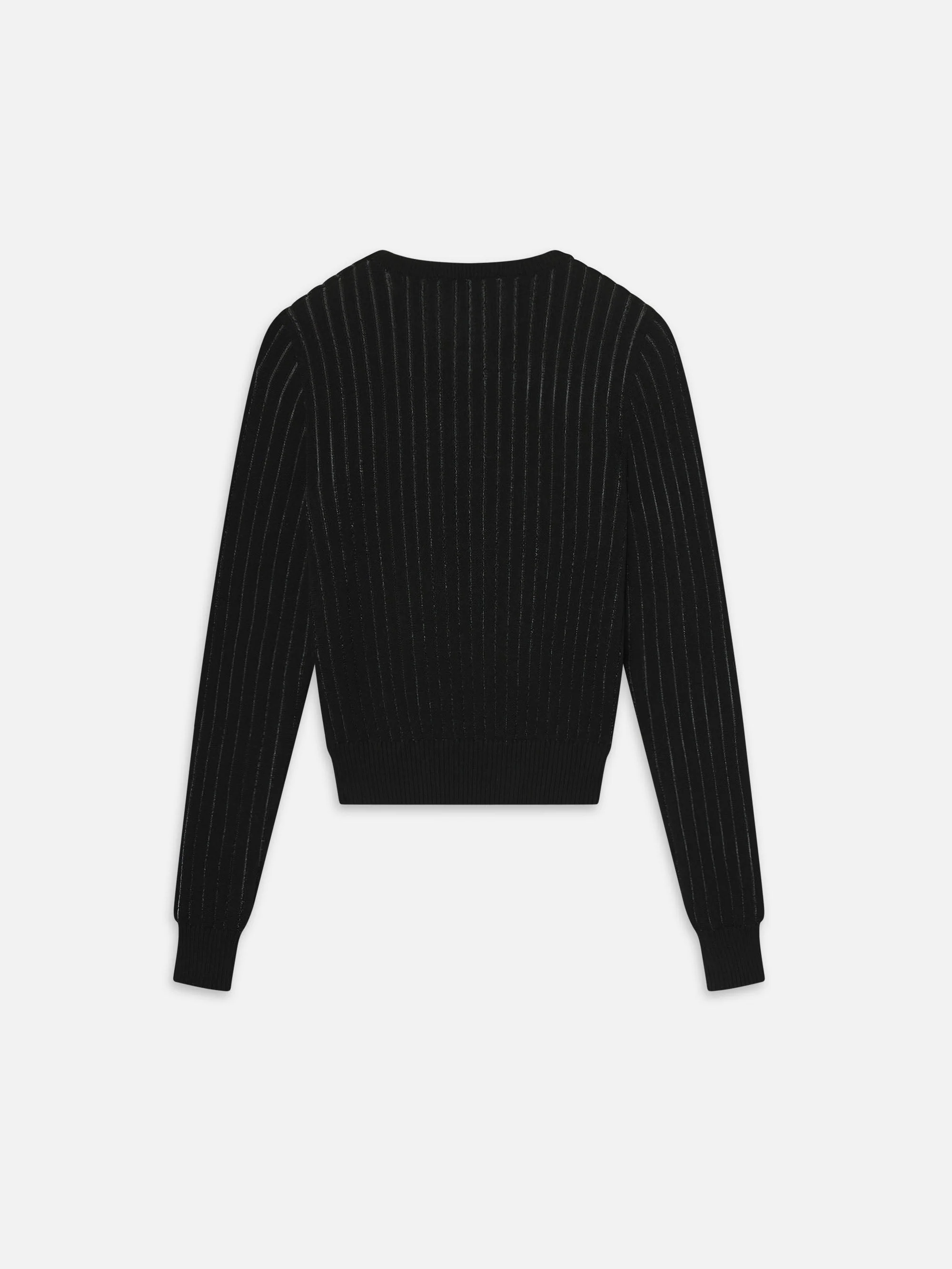 FRAME - The Sheer Stripe Sweater - Image 4