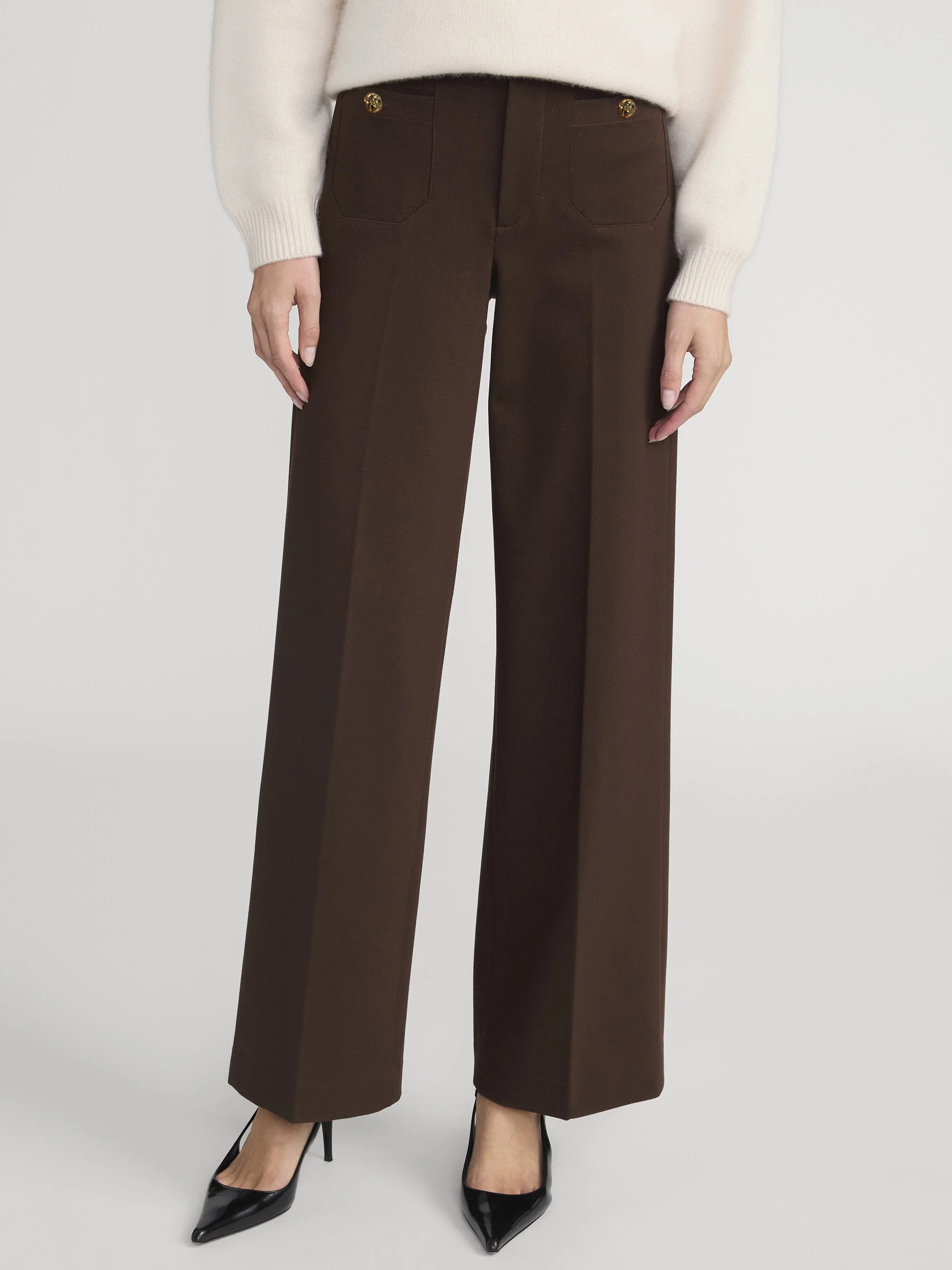 FRAME - The Slim Palazzo Trouser - Image 3