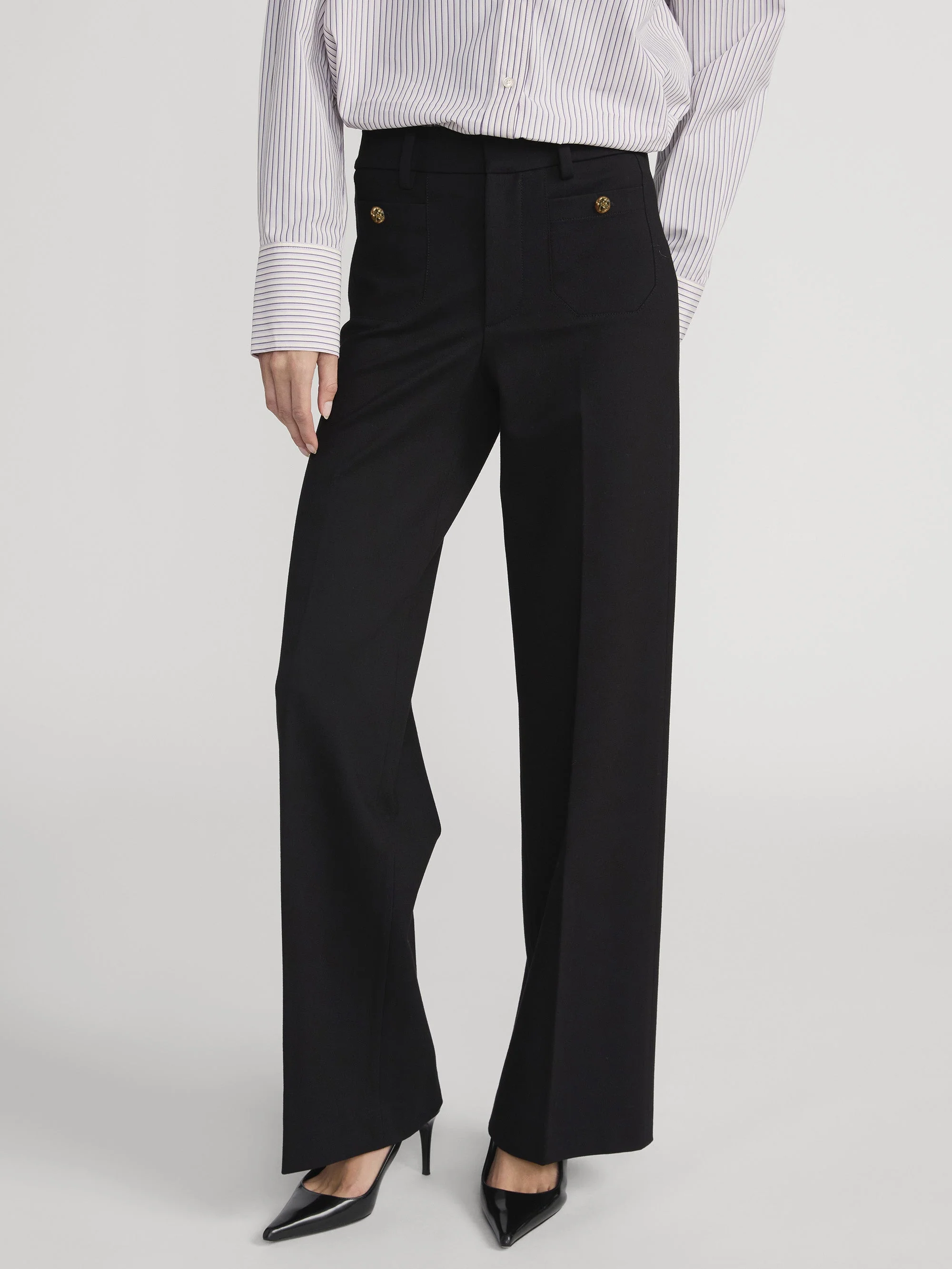 FRAME - The Slim Palazzo Trouser - Image 5
