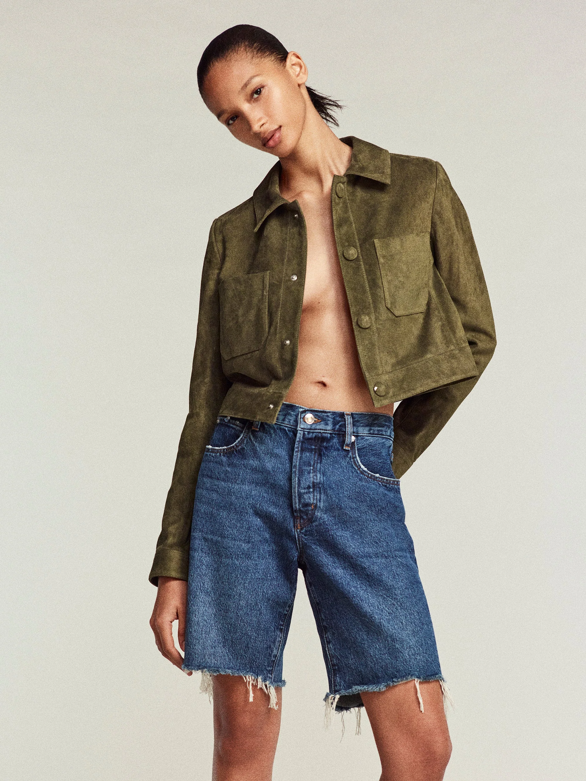 FRAME - The Small Suede Jacket - Image 2