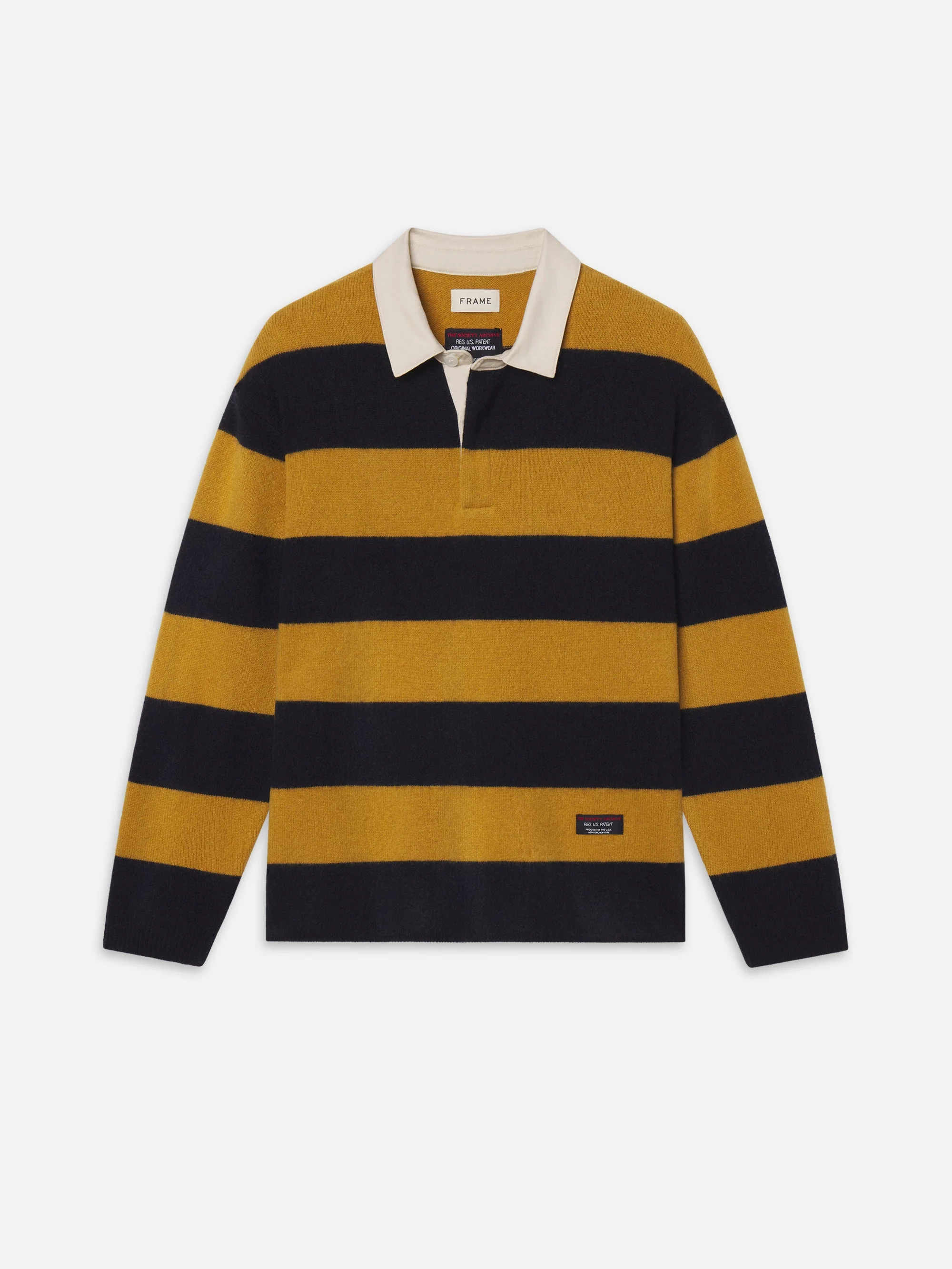 FRAME - The Society Archive Rugby Polo Sweater