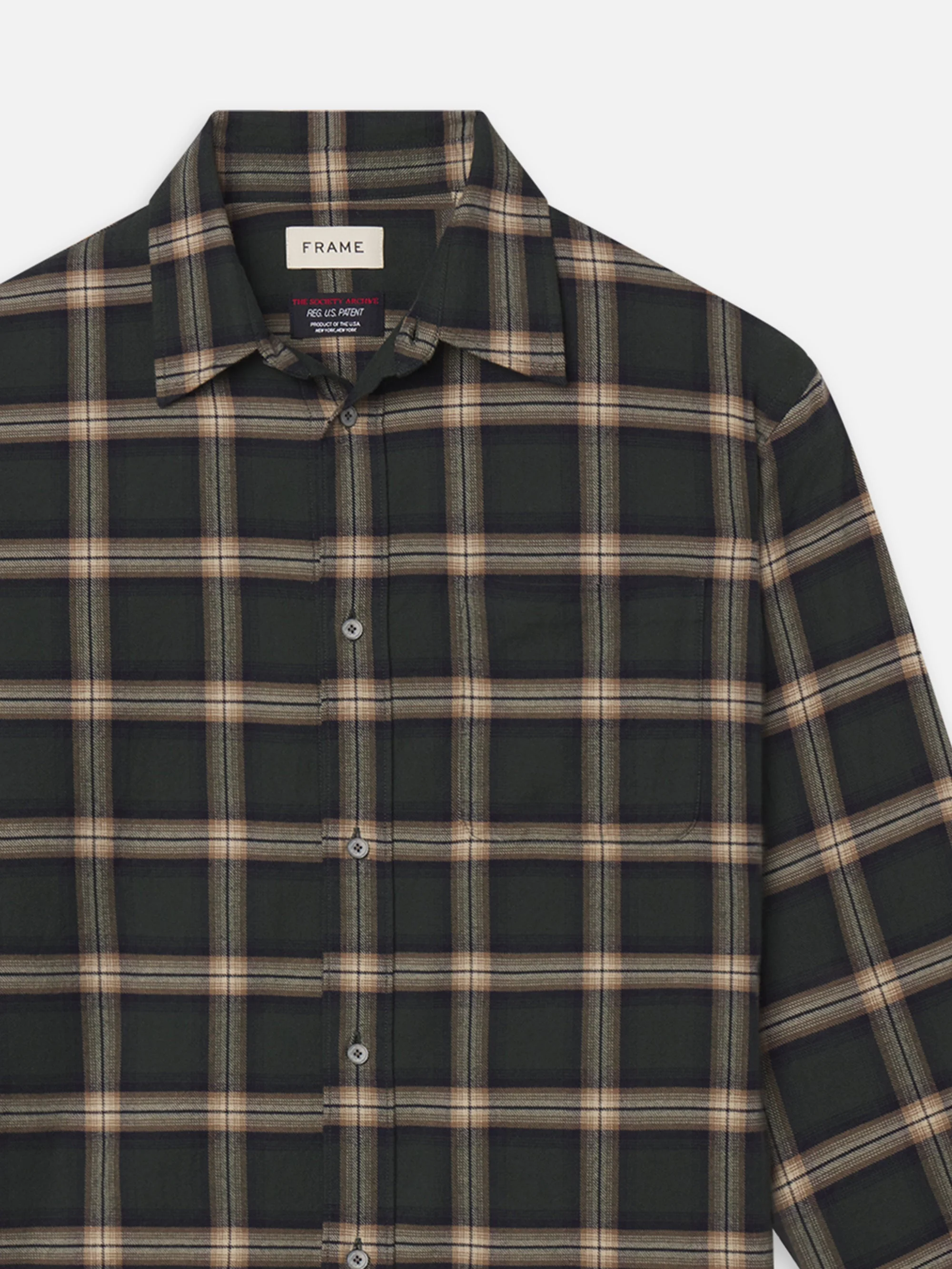 FRAME - The Society Archive Vintage Plaid Shirt - Image 2