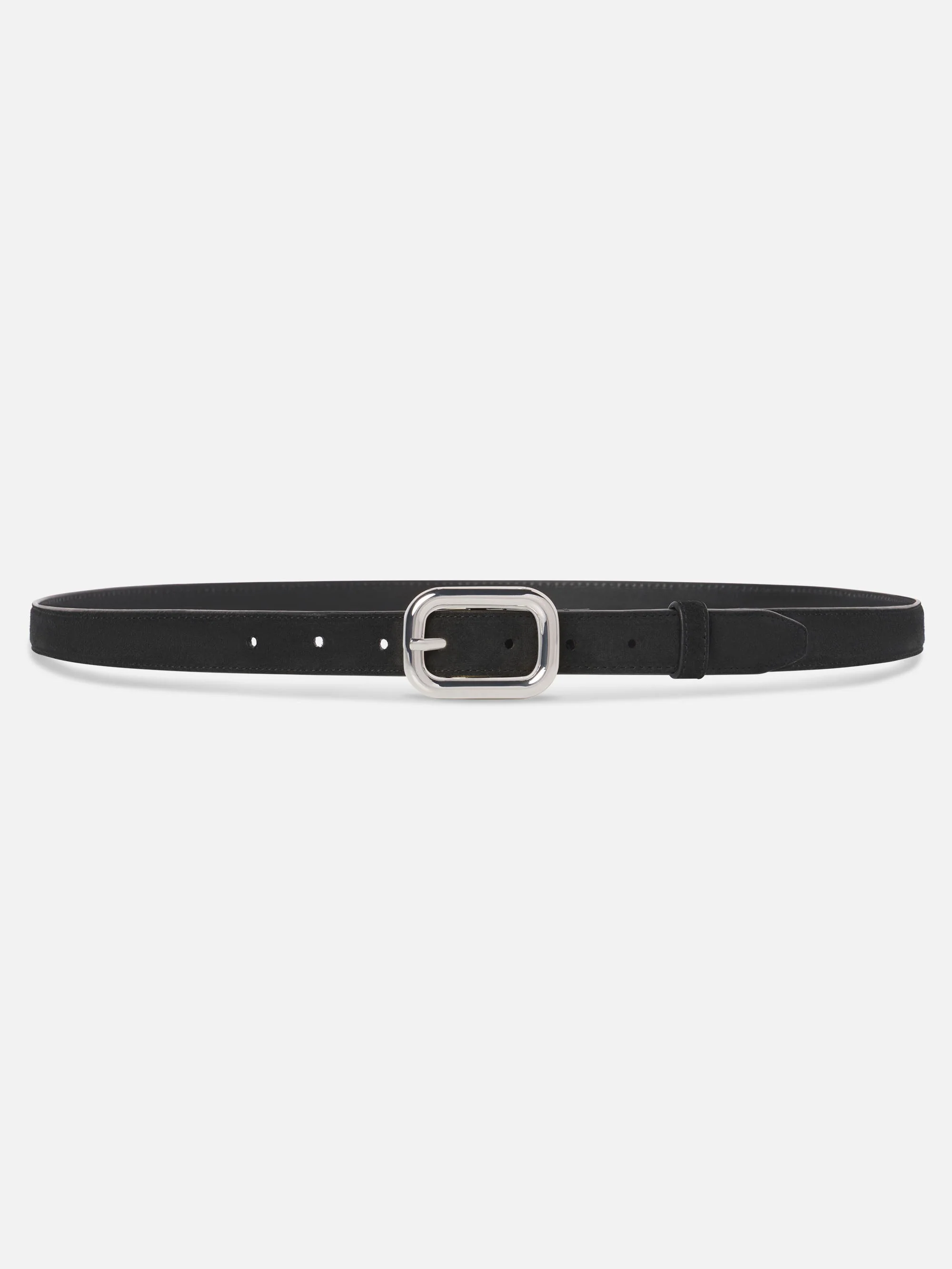 FRAME - The Suede Rounded Buckle Belt