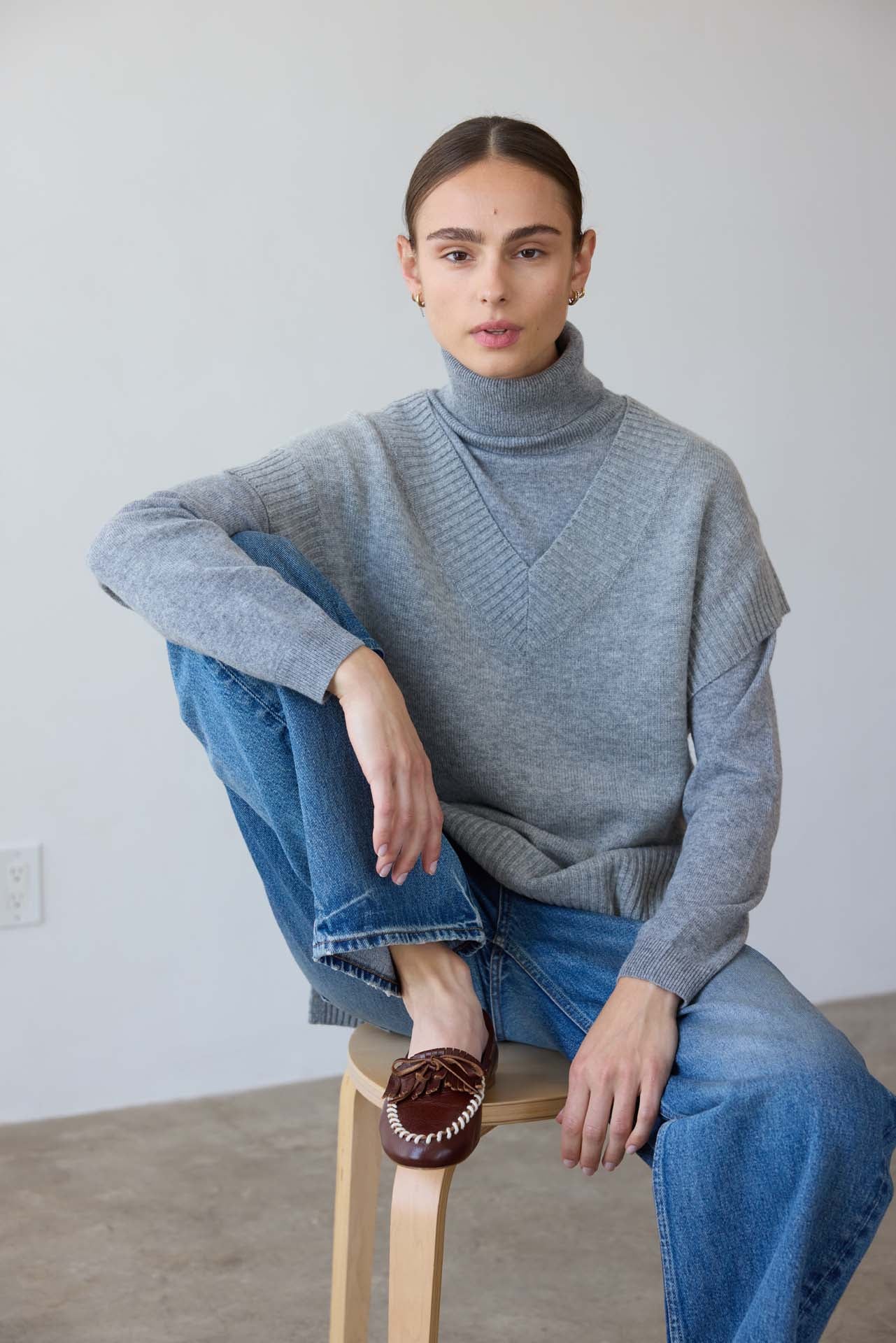 Jamie Haller - The Sweater Vest in Heather