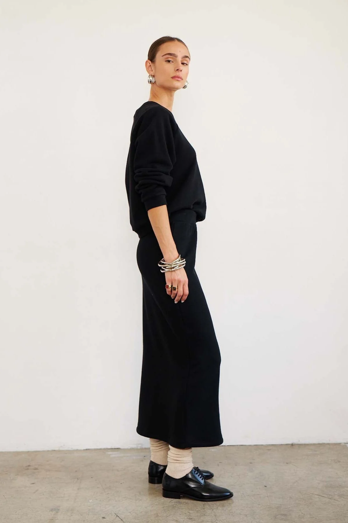 Jamie Haller - The Sweatshirt Skirt in Black - Image 5