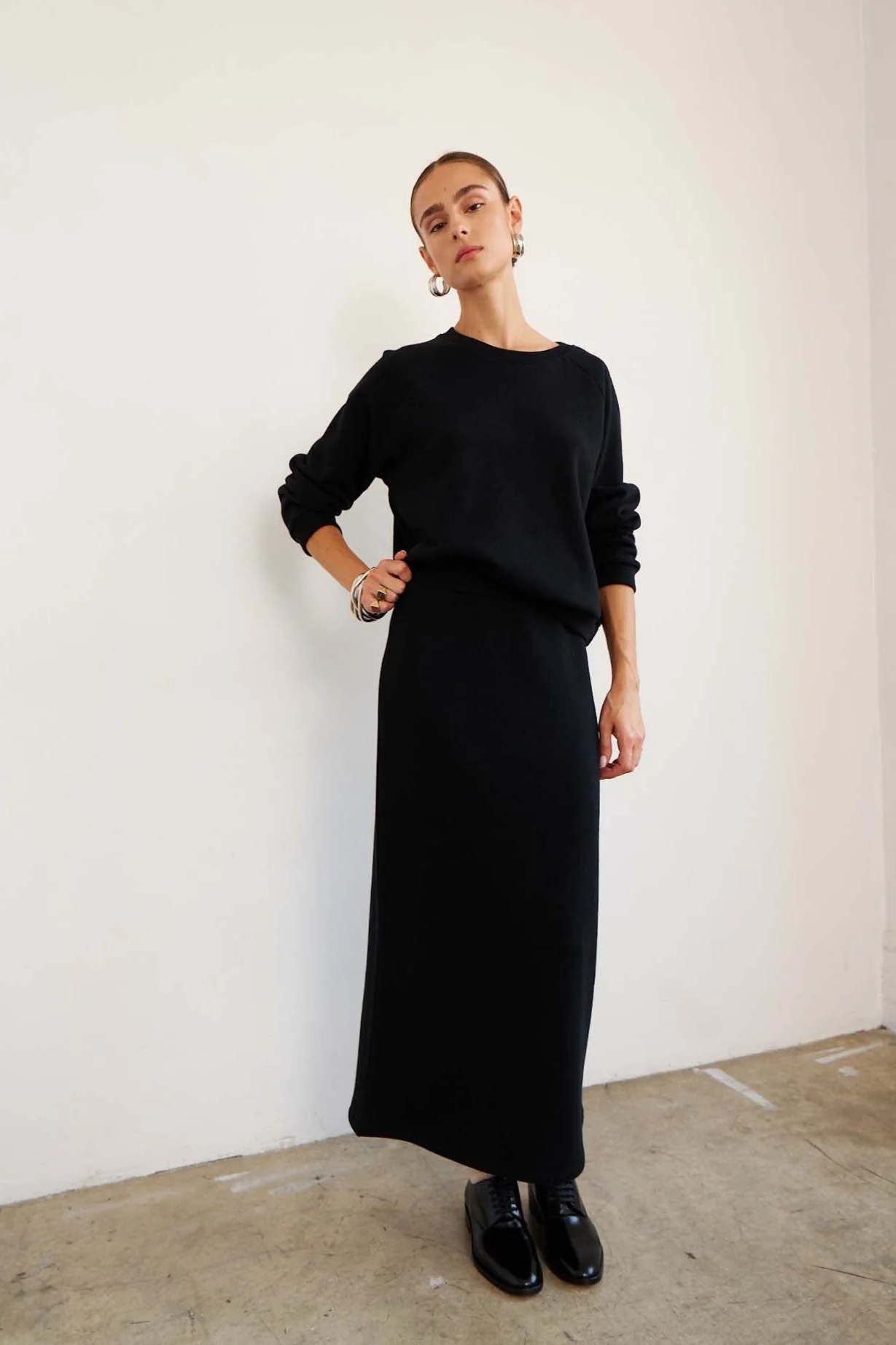 Jamie Haller - The Sweatshirt Skirt in Black - Image 7