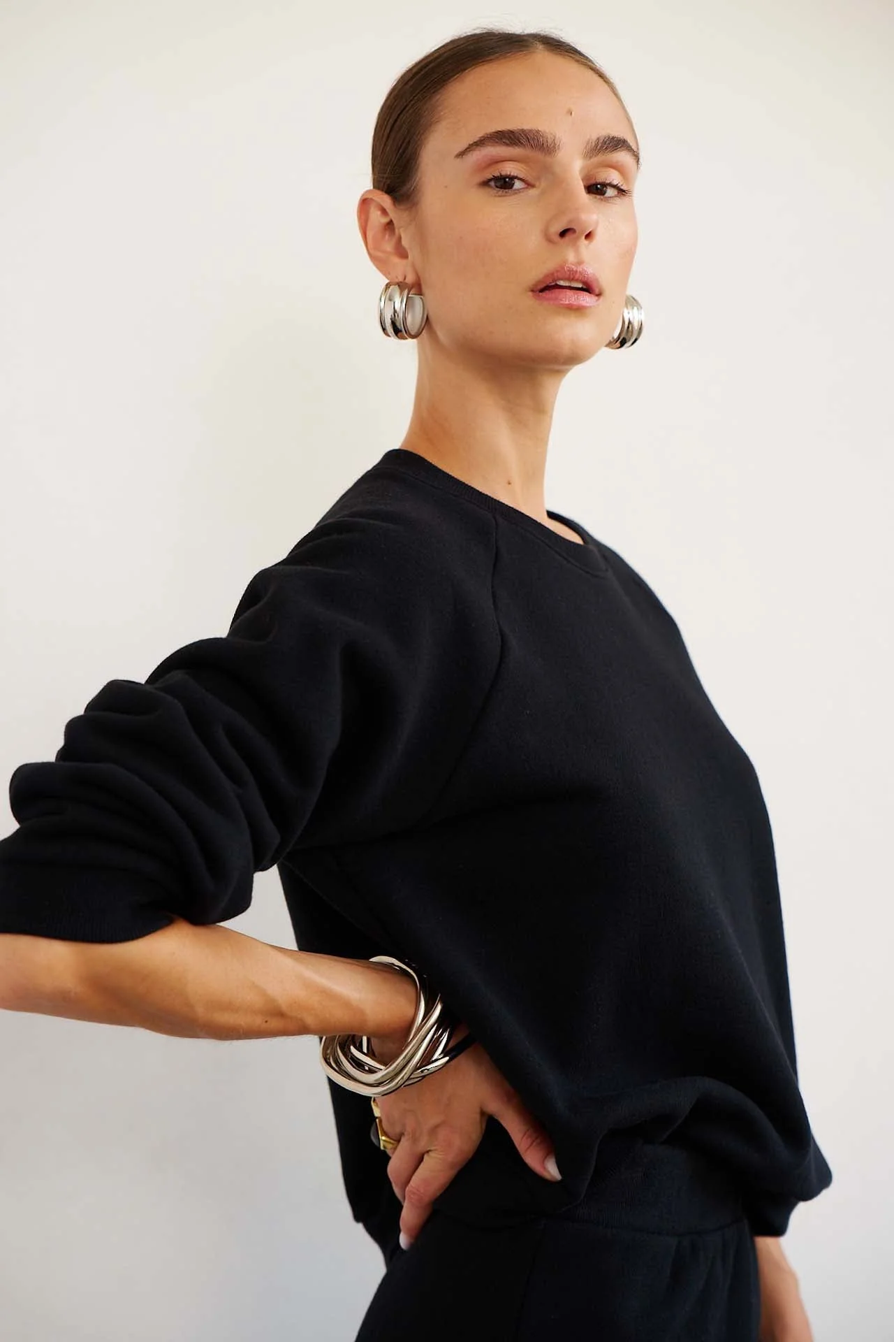 Jamie Haller - The Sweatshirt Skirt in Black - Image 8