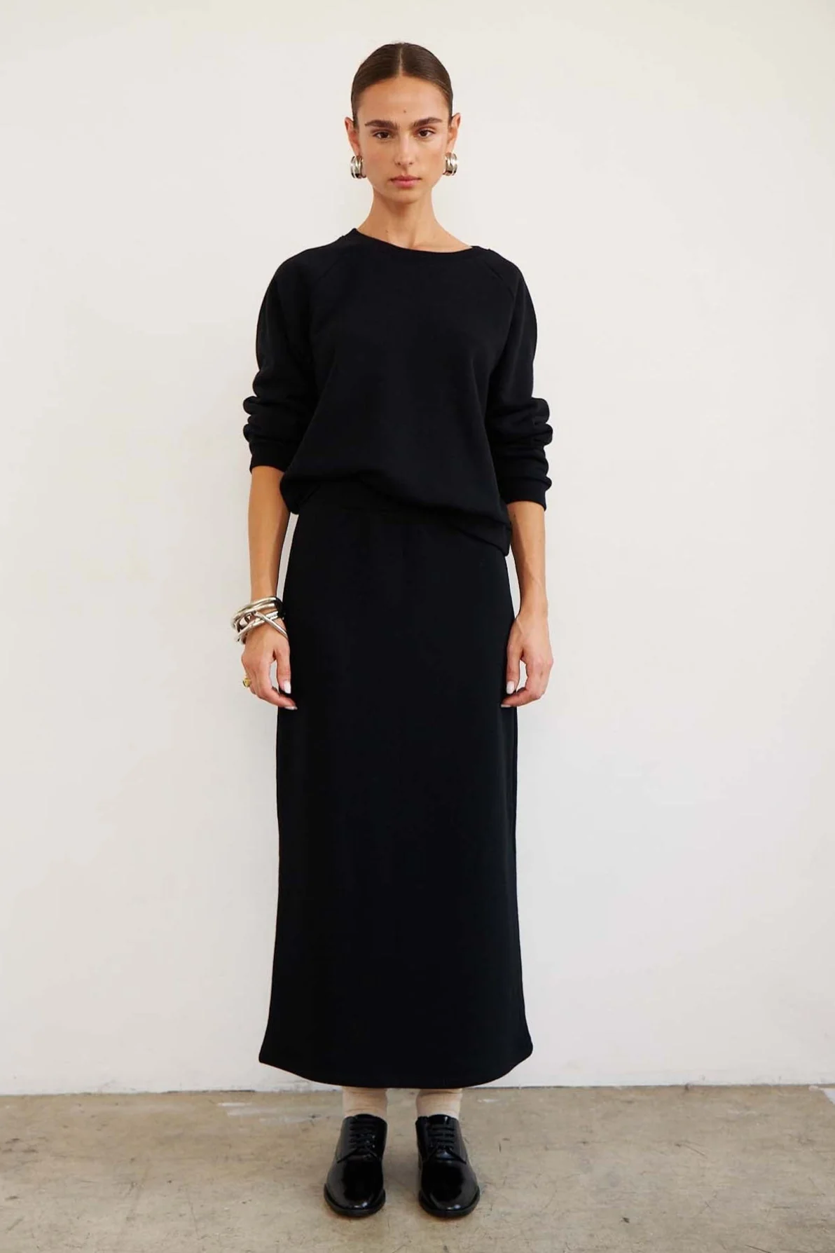 Jamie Haller - The Sweatshirt Skirt in Black - Image 9