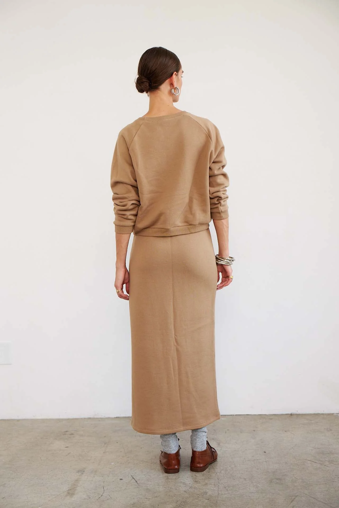 Jamie Haller - The Sweatshirt Skirt in Camel - Image 6