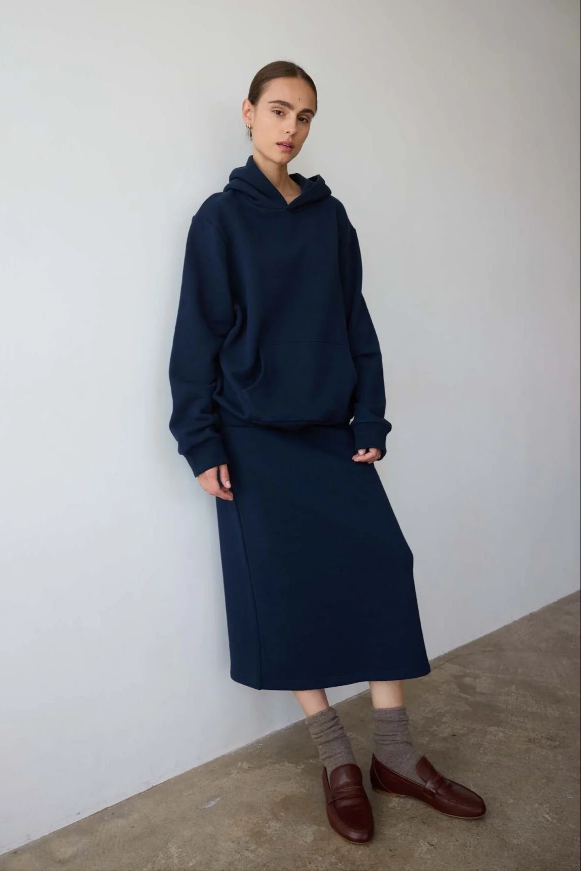 Jamie Haller - The Sweatshirt Skirt in Navy