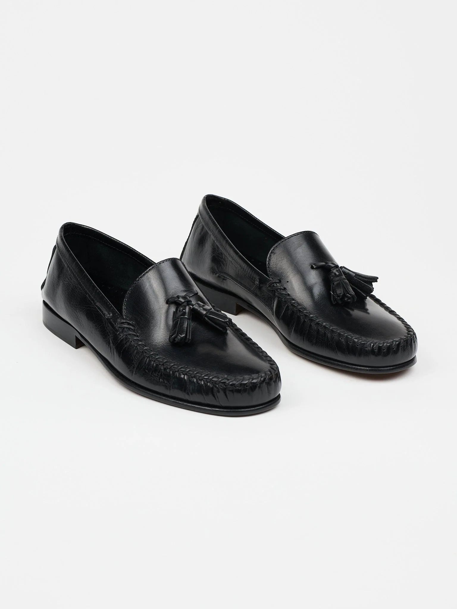 Jamie Haller - The Tasselo Moc Loafer in Black - Image 2