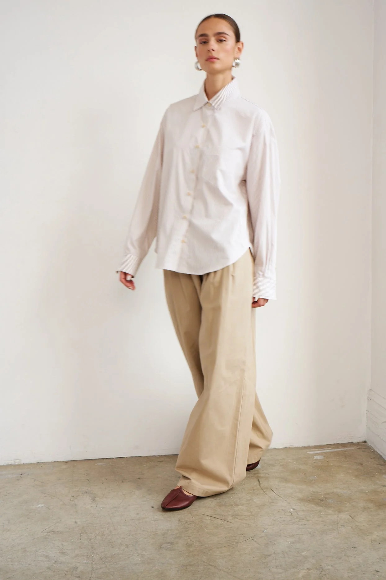 Jamie Haller - The Triple Pleat Pant in Tan - Image 19