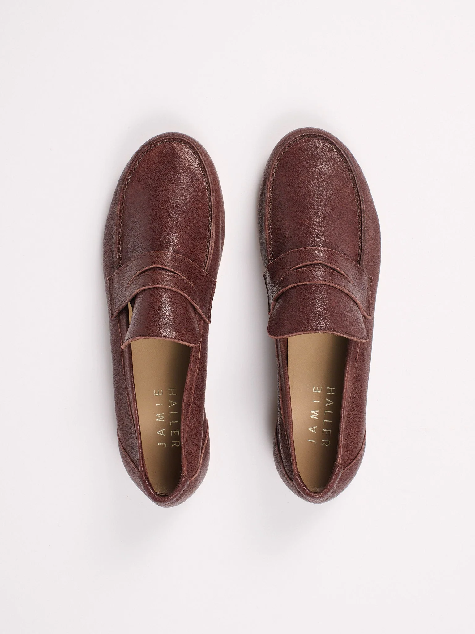 Jamie Haller - The Unlined Penny Loafer in Bordeaux - Image 2