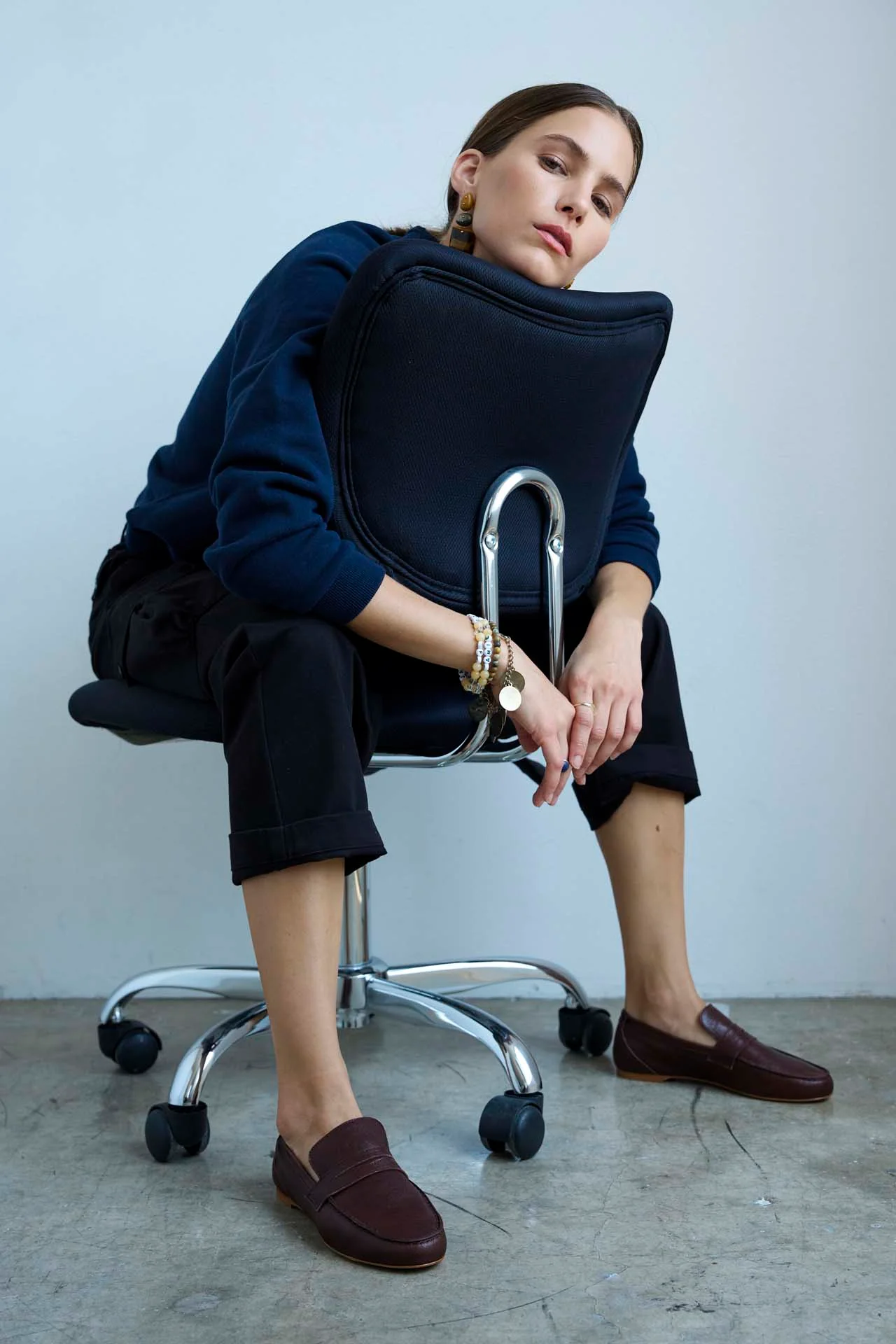 Jamie Haller - The Unlined Penny Loafer in Bordeaux - Image 8