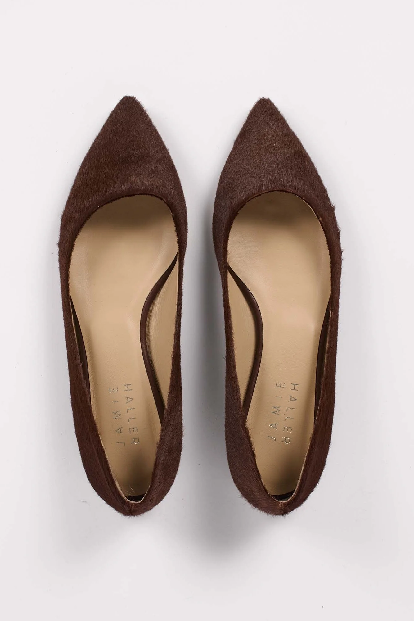 Jamie Haller - The Vamp Point in Ponyhair Burgundy