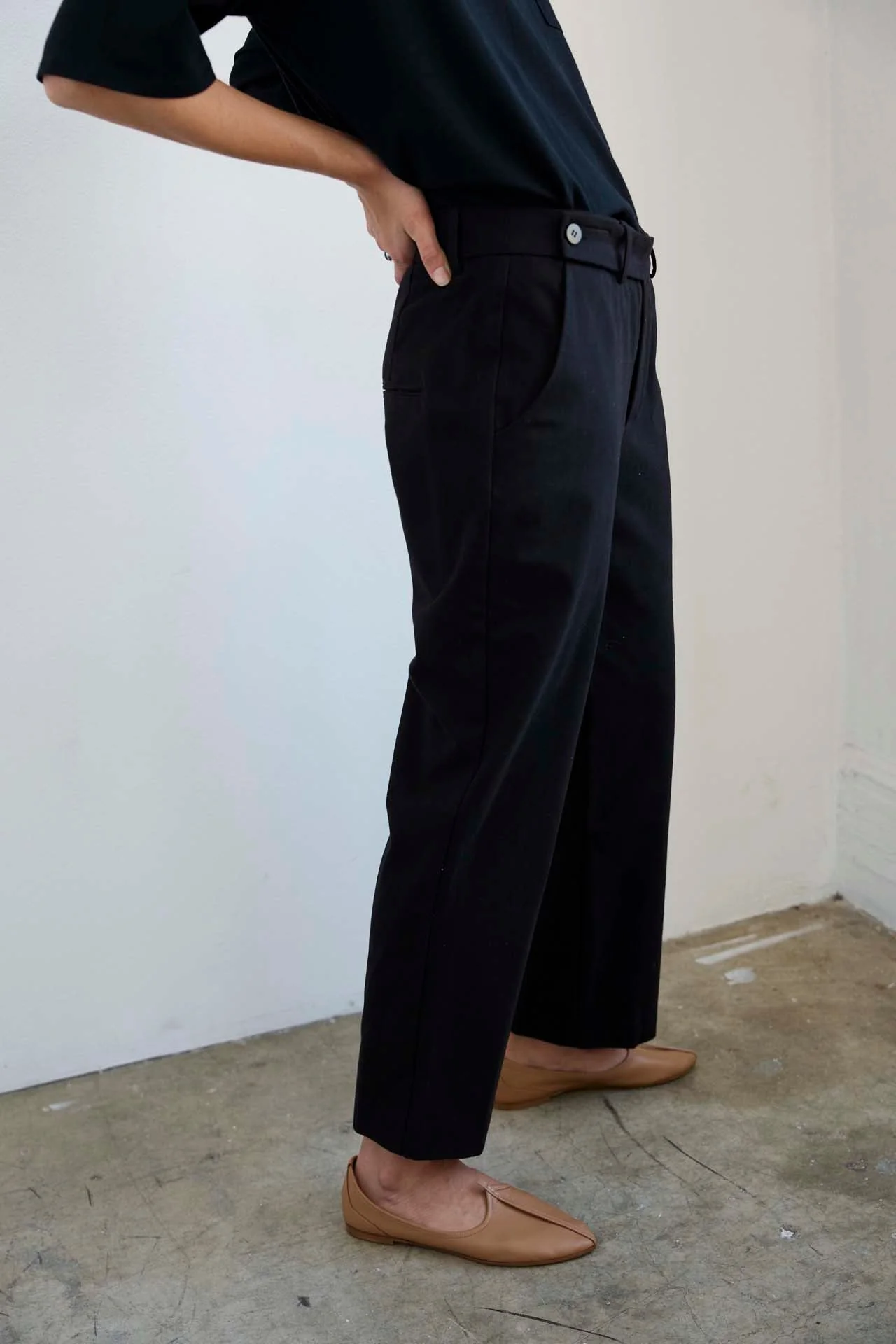 Jamie Haller - The Waist Tape Trouser in Black - Image 12