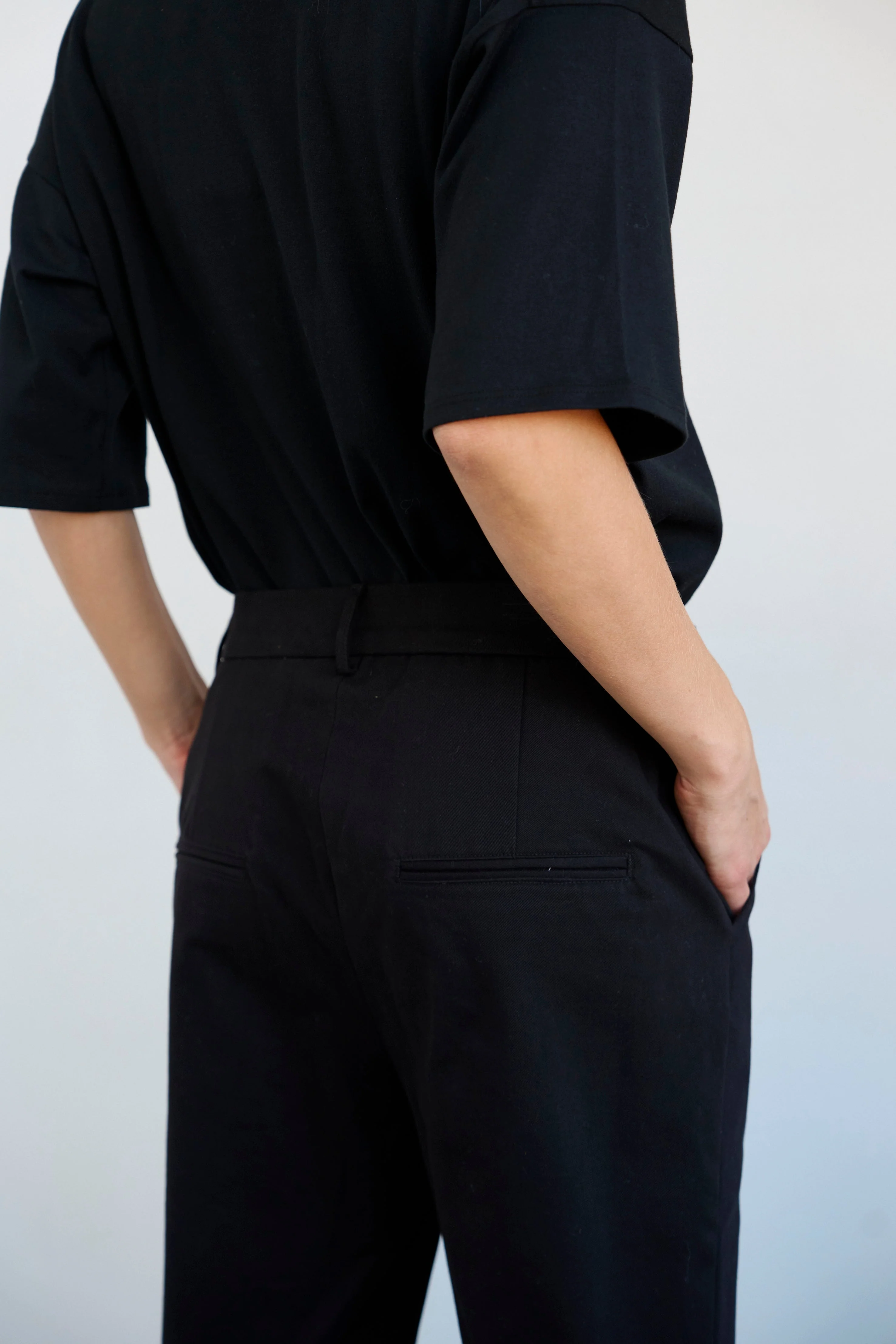 Jamie Haller - The Waist Tape Trouser in Black - Image 15