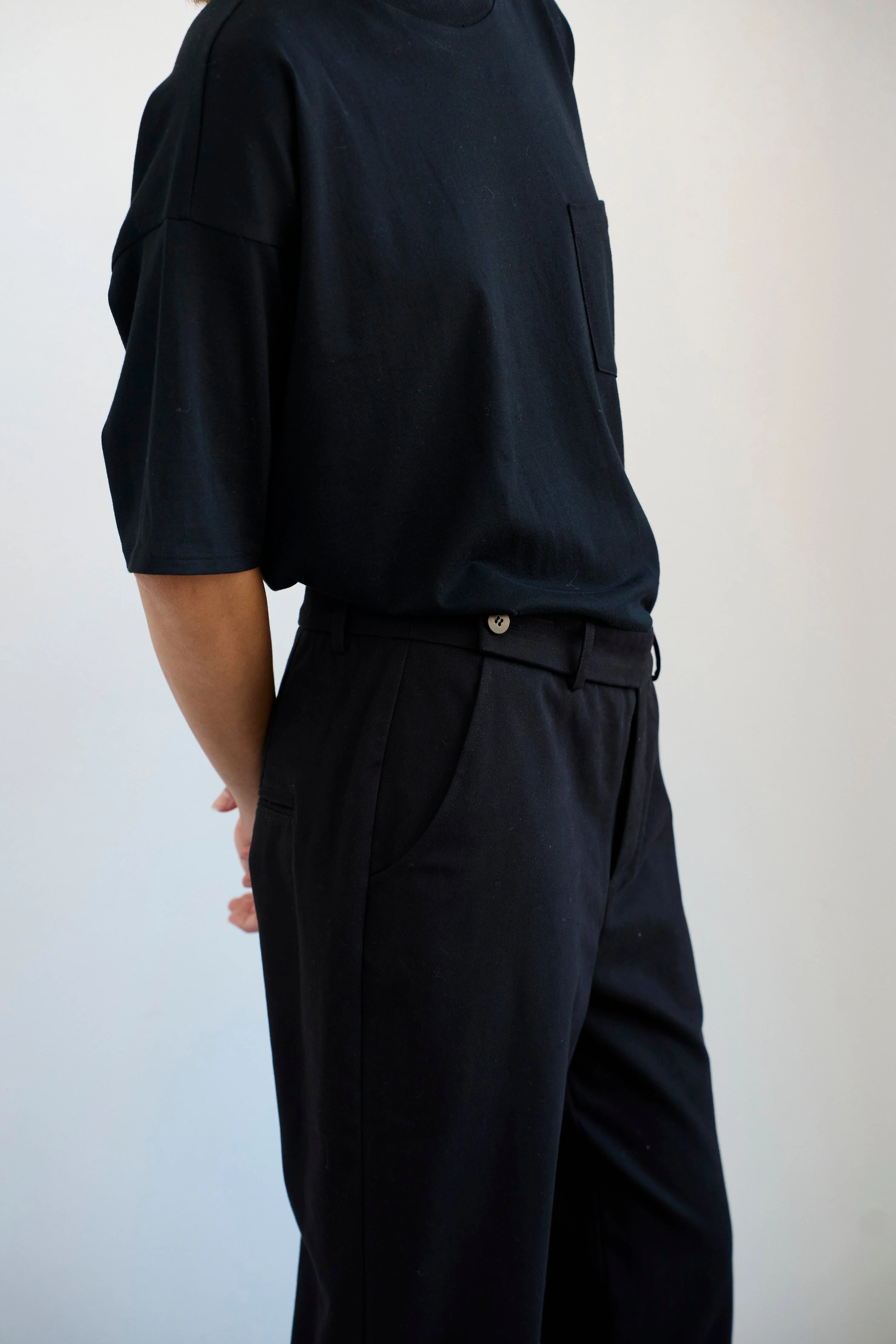 Jamie Haller - The Waist Tape Trouser in Black - Image 9