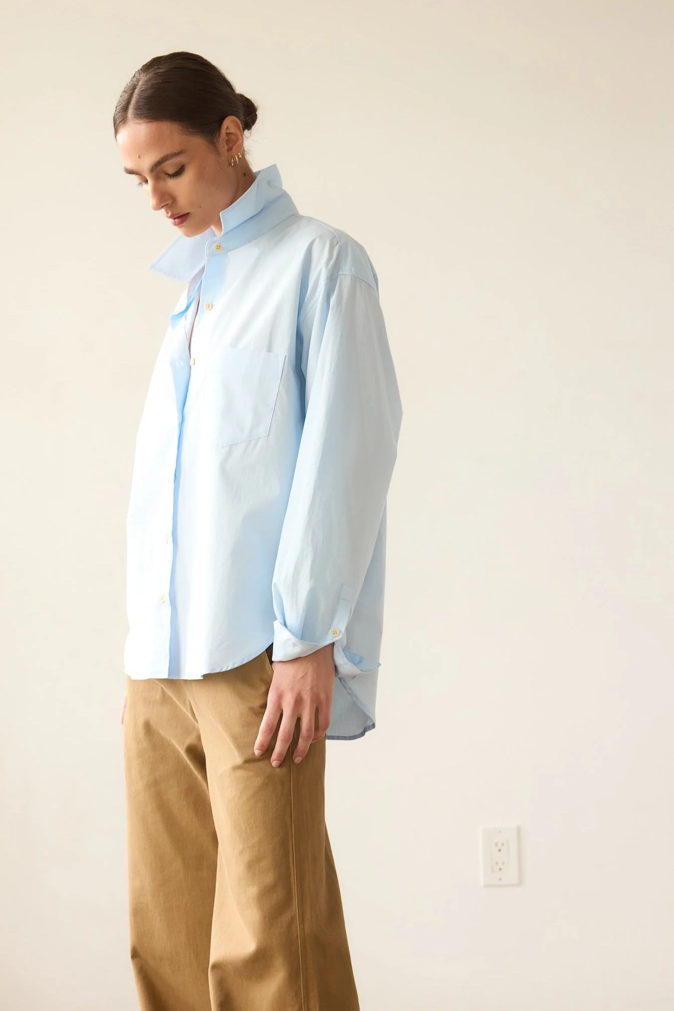 Jamie Haller - The Weekend Shirt in Baby Blue - Image 10