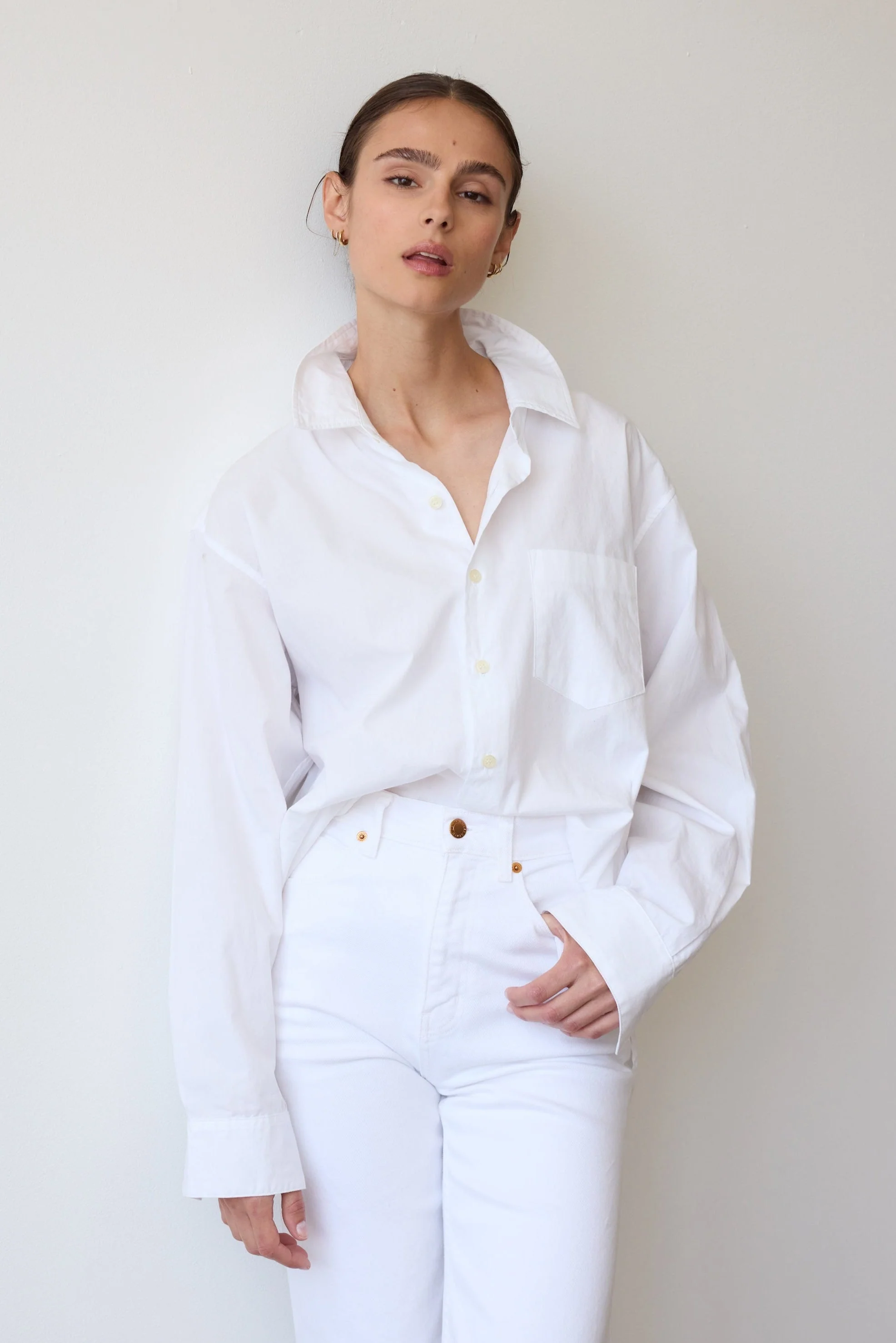 Jamie Haller - The Weekend Shirt in White - Image 13