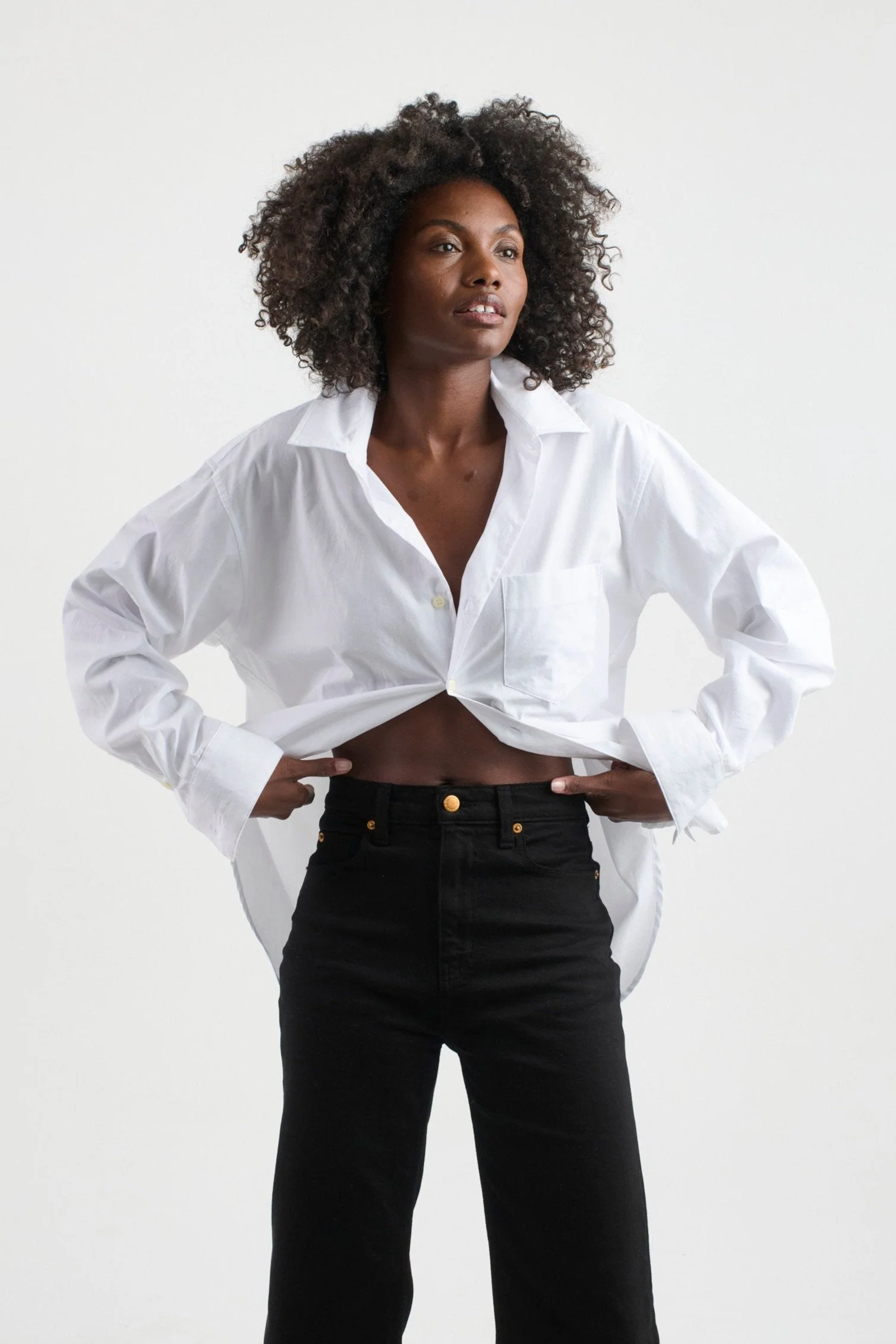 Jamie Haller - The Weekend Shirt in White - Image 20