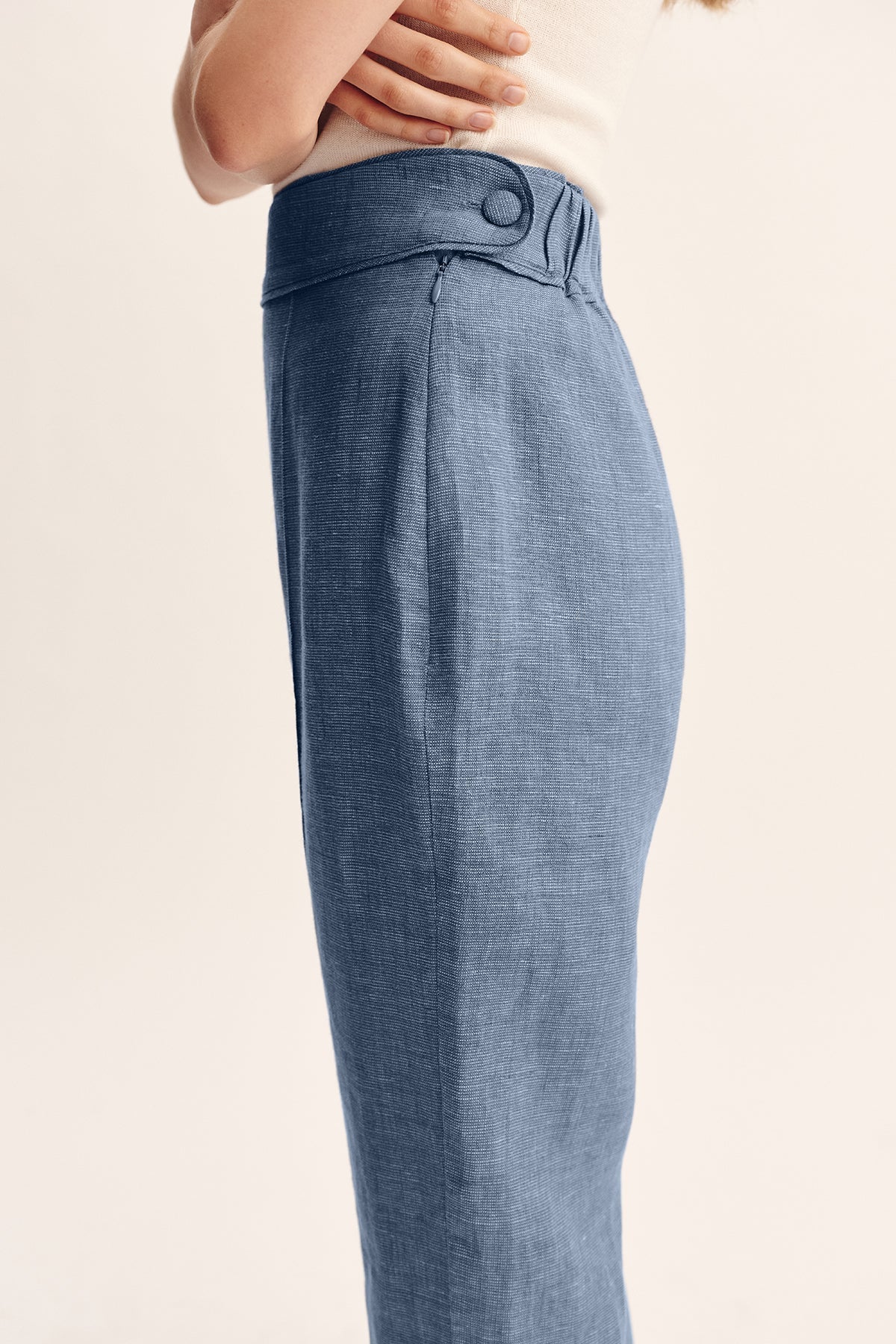 Posse - THEA TROUSER - STEEL BLUE - Image 2
