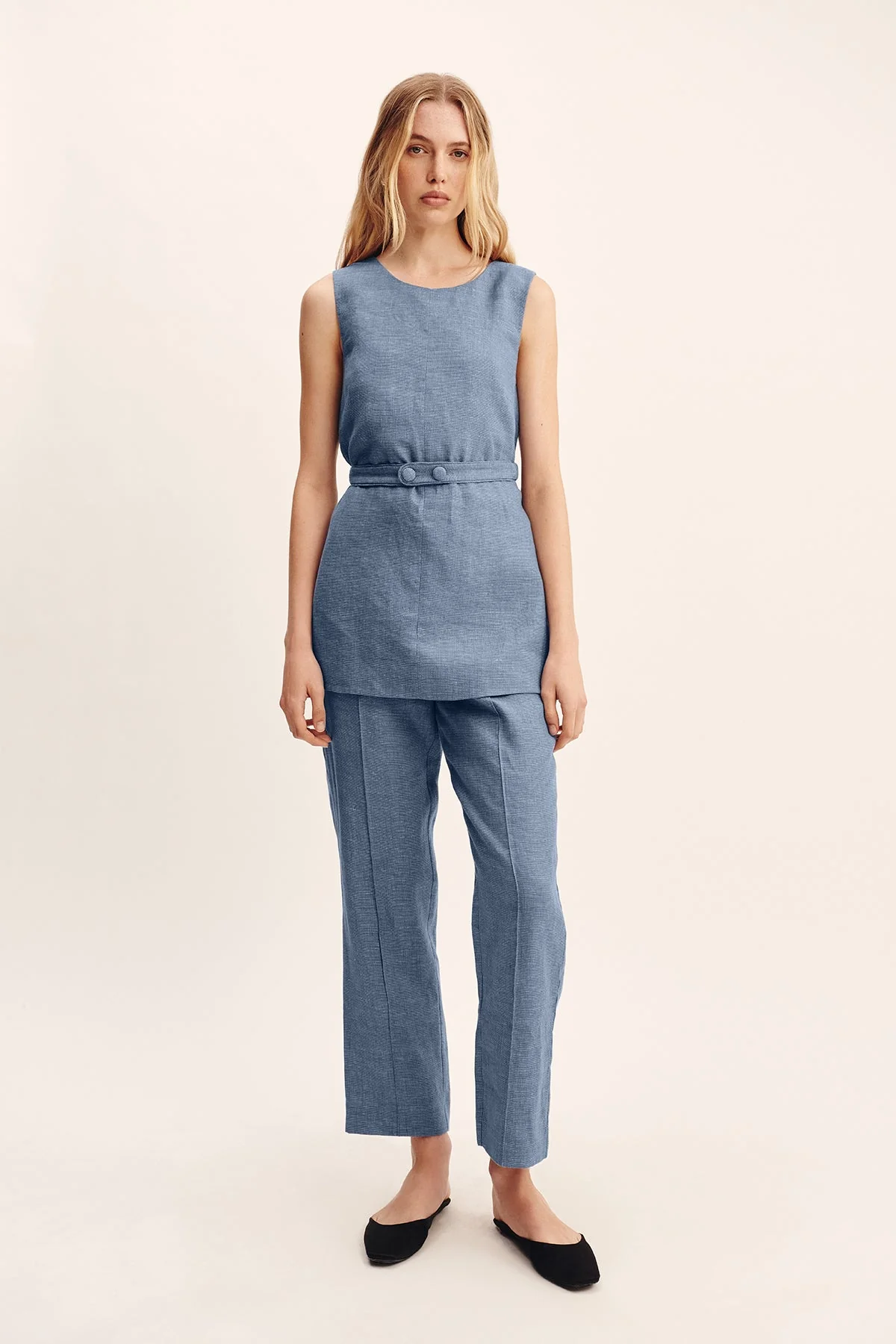 Posse - THEA TUNIC - STEEL BLUE - Image 7