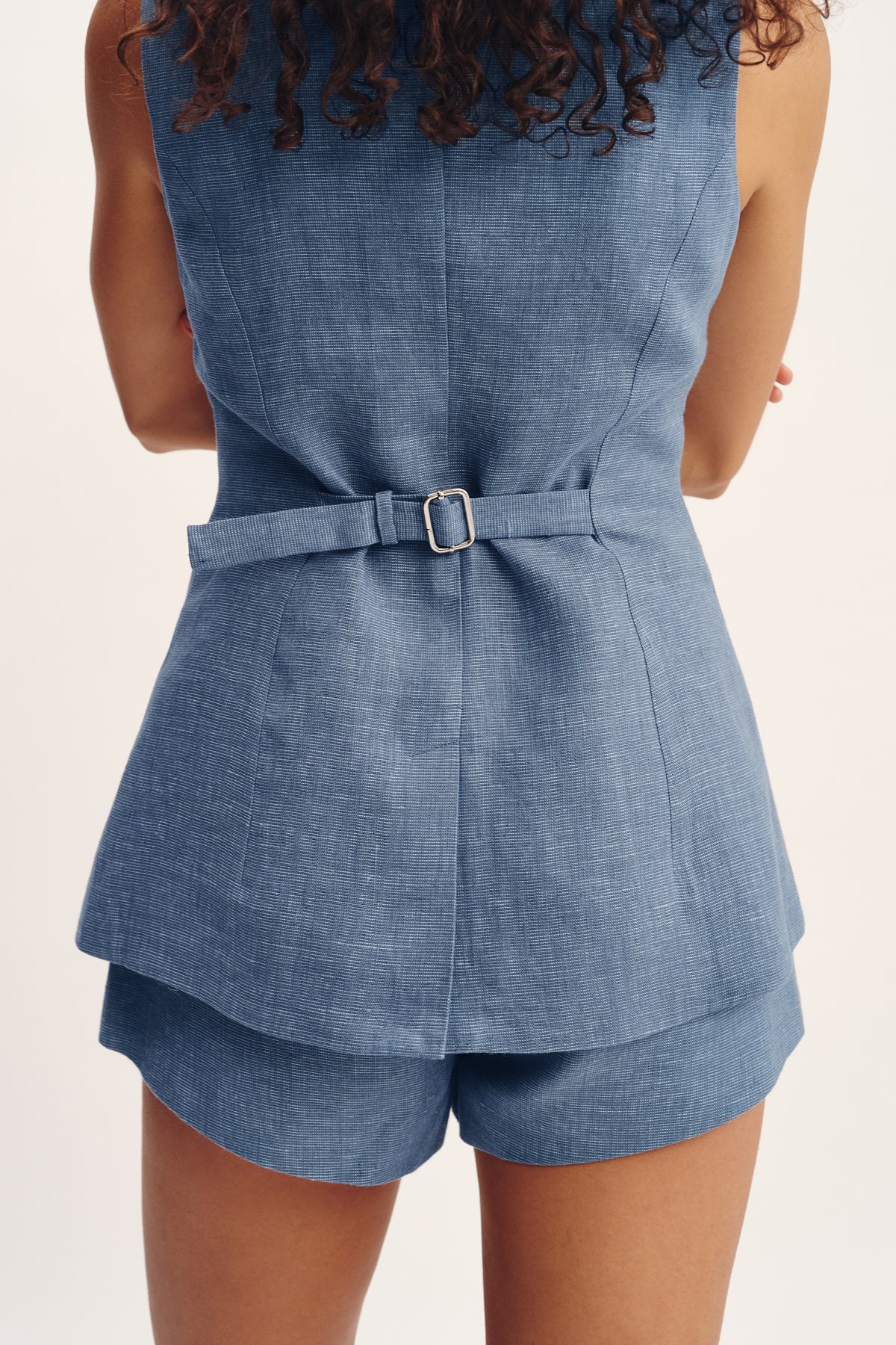 Posse - THEA VEST - STEEL BLUE - Image 7