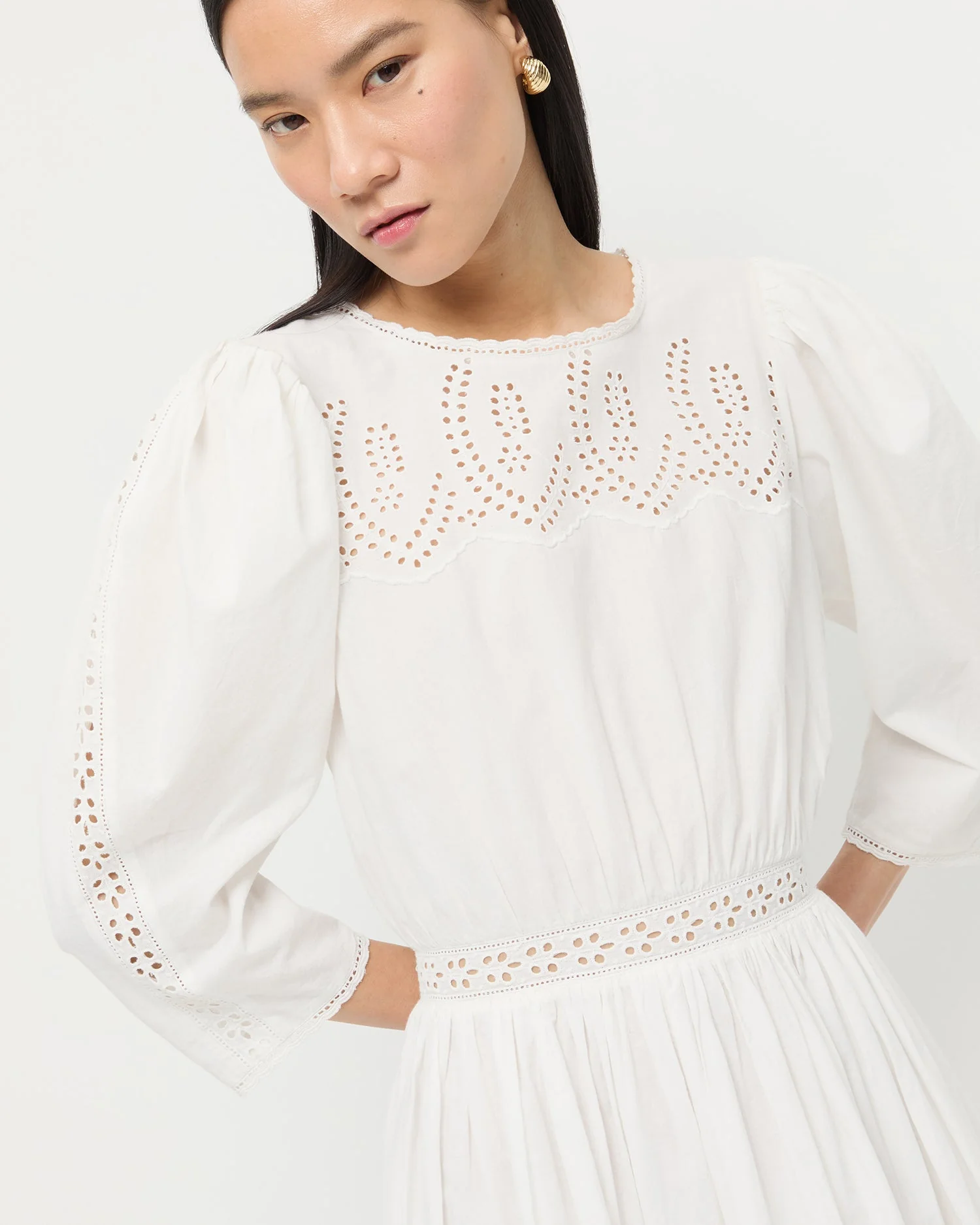 Loeffler Randall - Thelma Eyelet Dress - Image 4