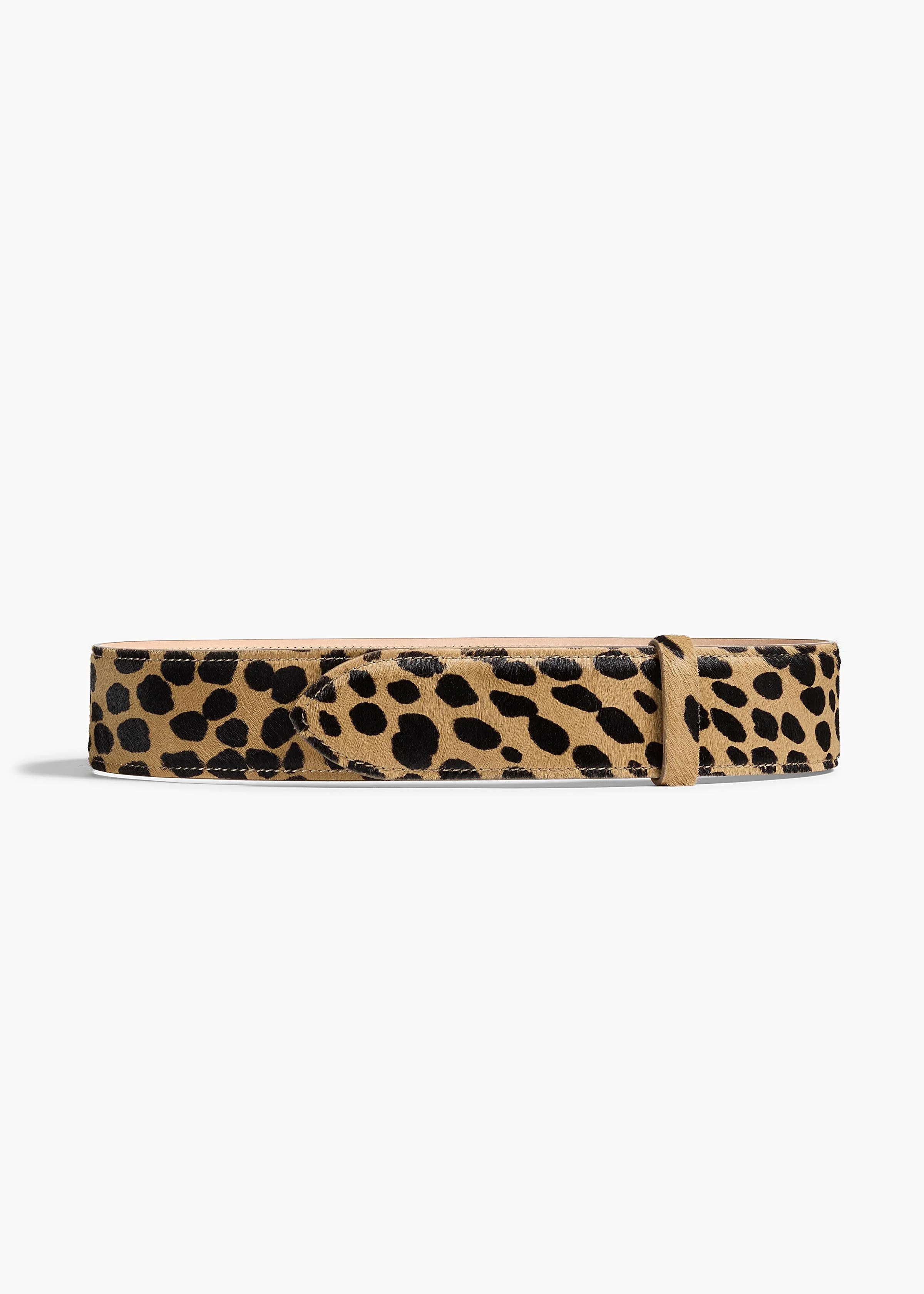 Khaite - Theo Waist Belt in Hyena Print Haircalf - Image 4