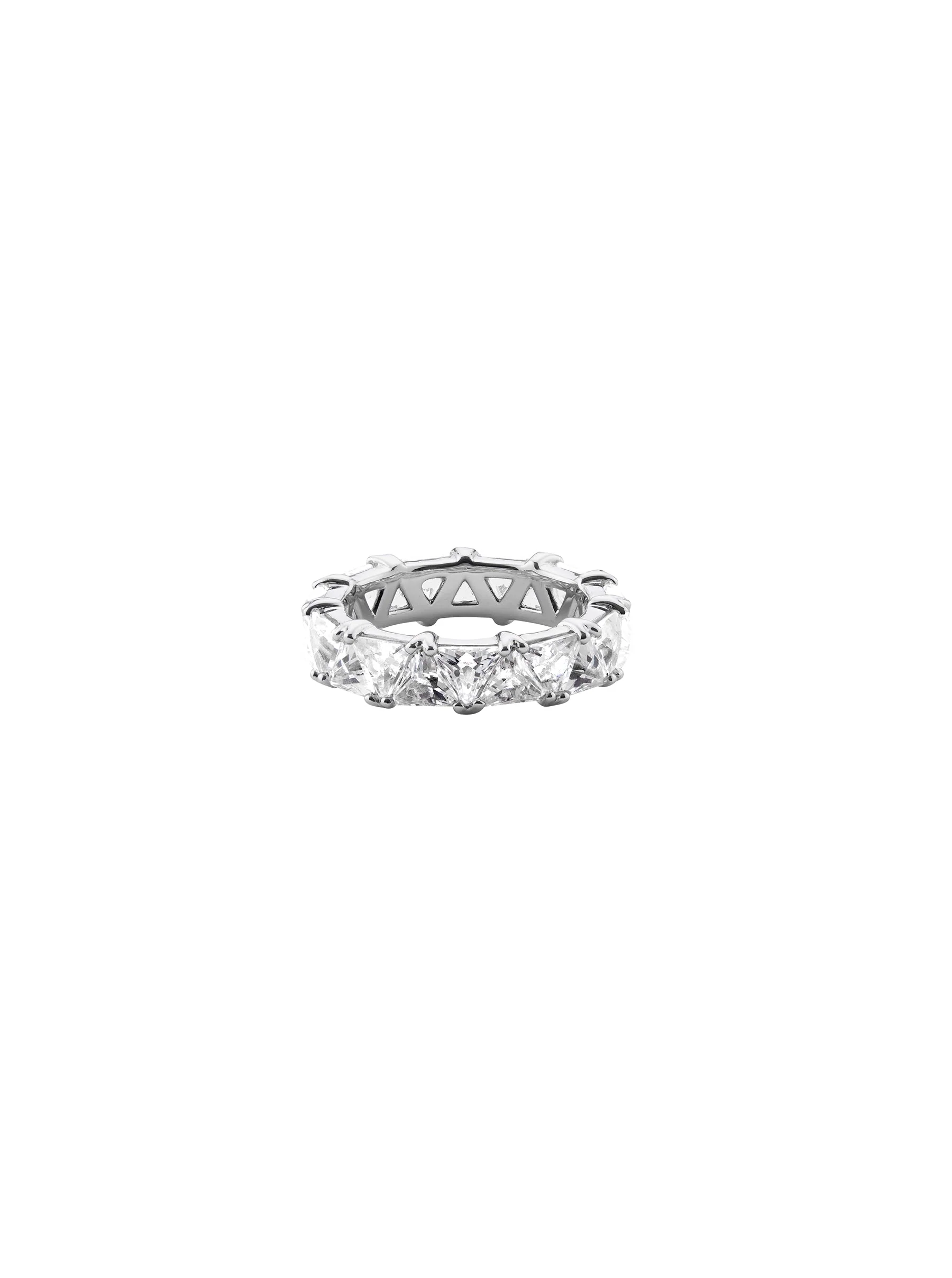 Dorsey - THEODORA DOUBLE TRILLION RING, SILVER