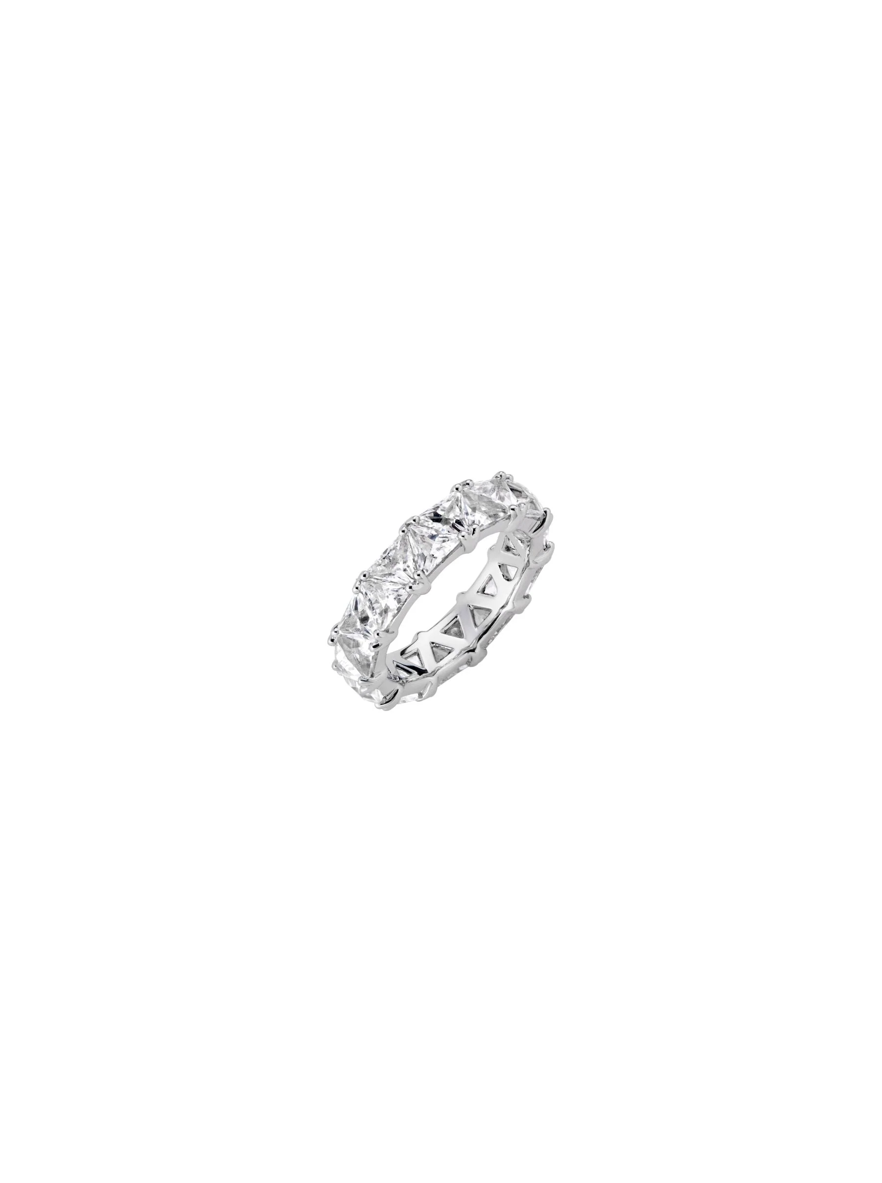Dorsey - THEODORA DOUBLE TRILLION RING, SILVER - Image 2