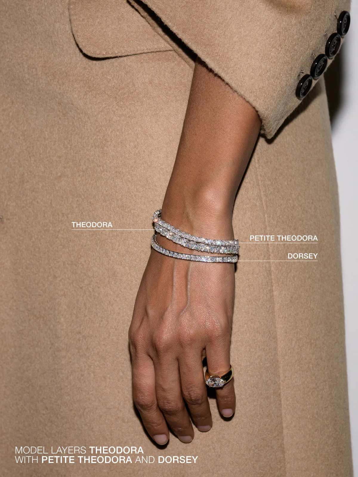 Dorsey - THEODORA RIVIÈRE BRACELET IN MOISSANITE - Image 3