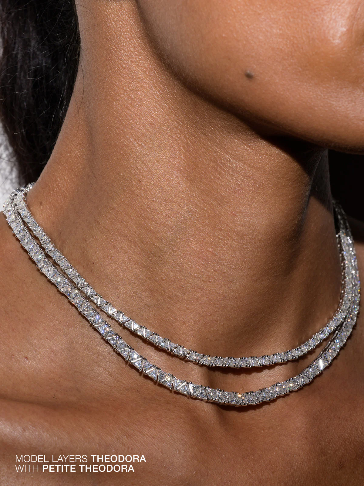 Dorsey - THEODORA RIVIÈRE NECKLACE IN MOISSANITE - Image 4
