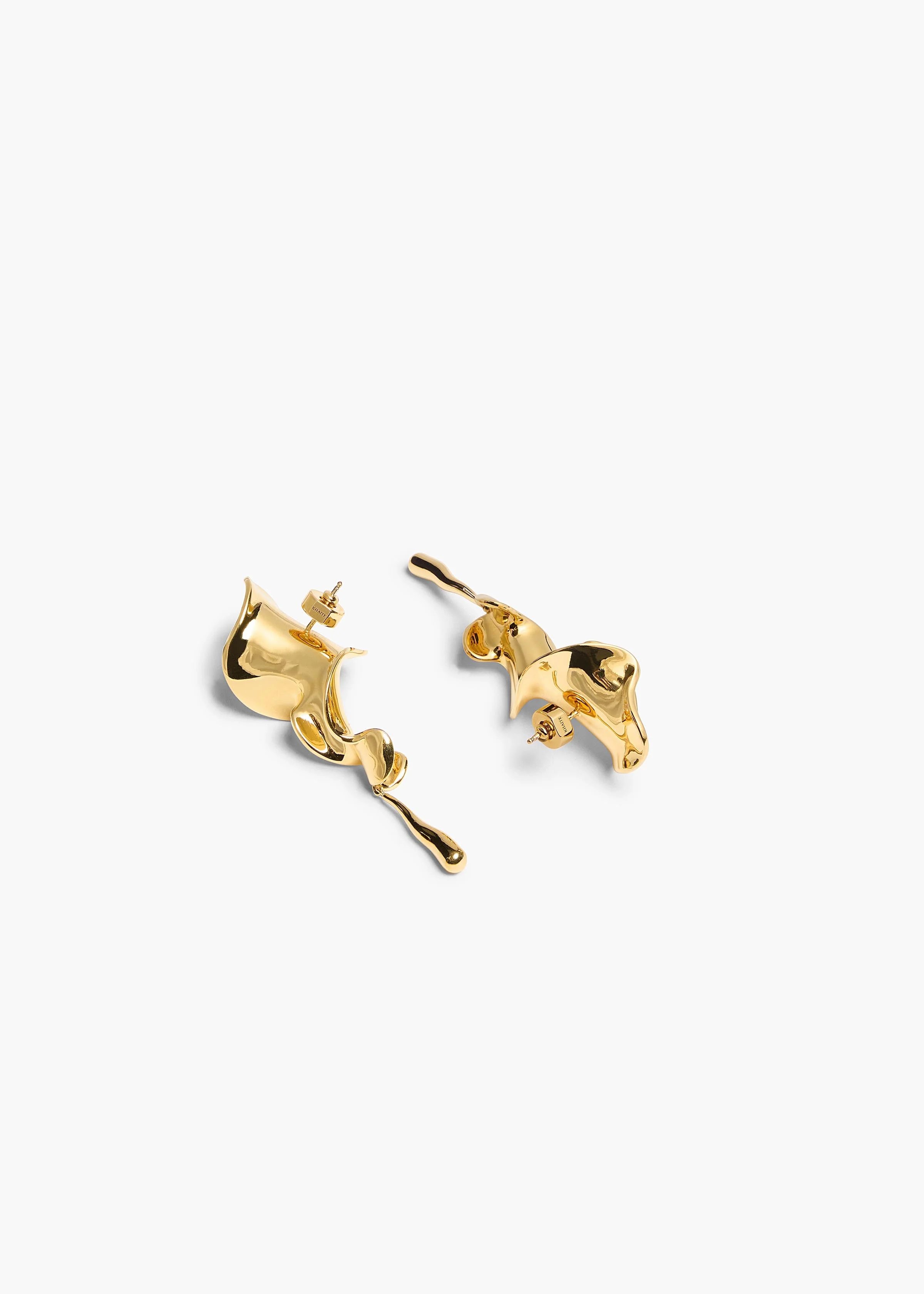 Khaite - Tidal Earrings in Gold - Image 2