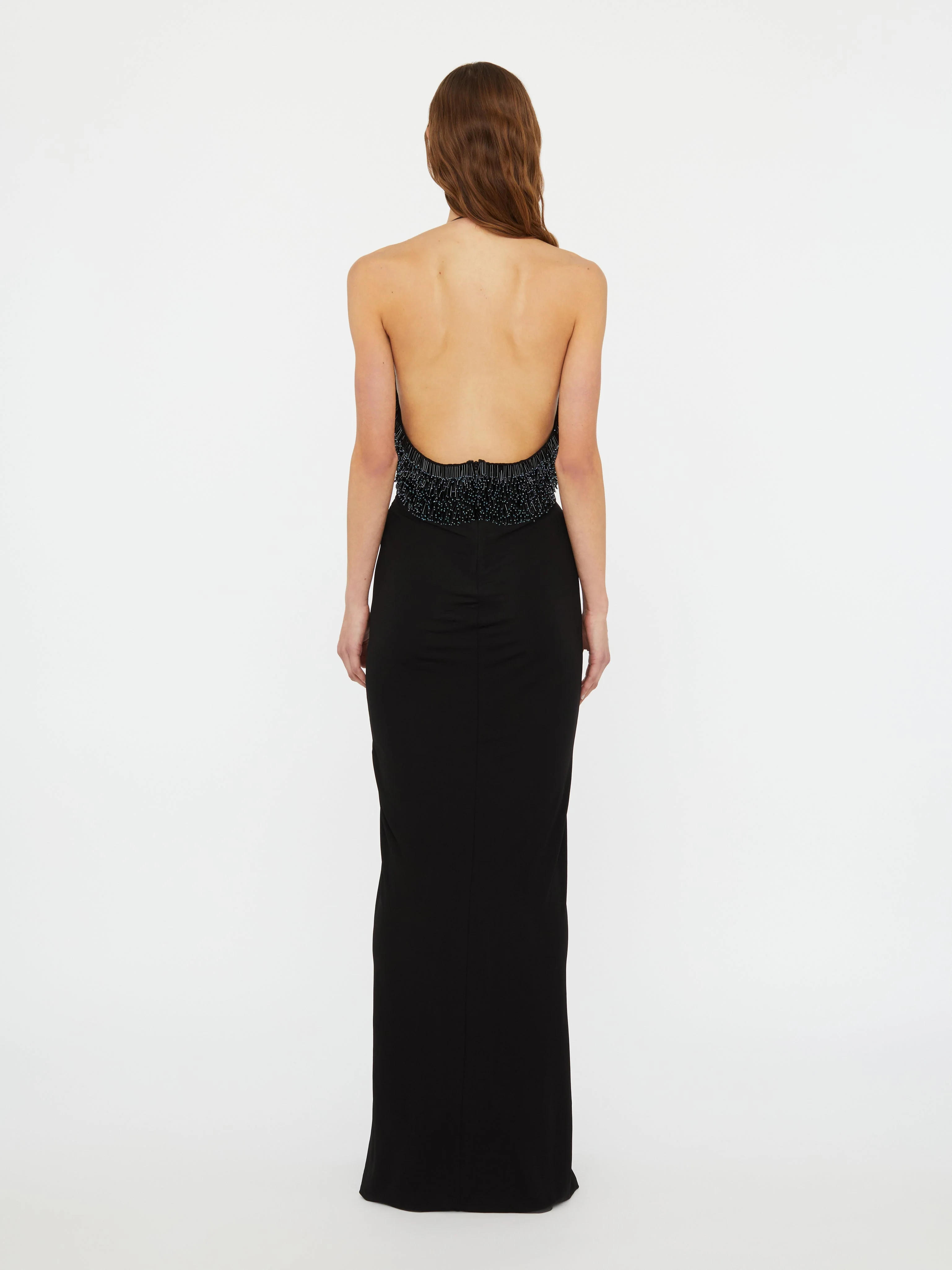 Christopher Esber - Tiered Thorn Beaded Disconnect Dress - Image 5