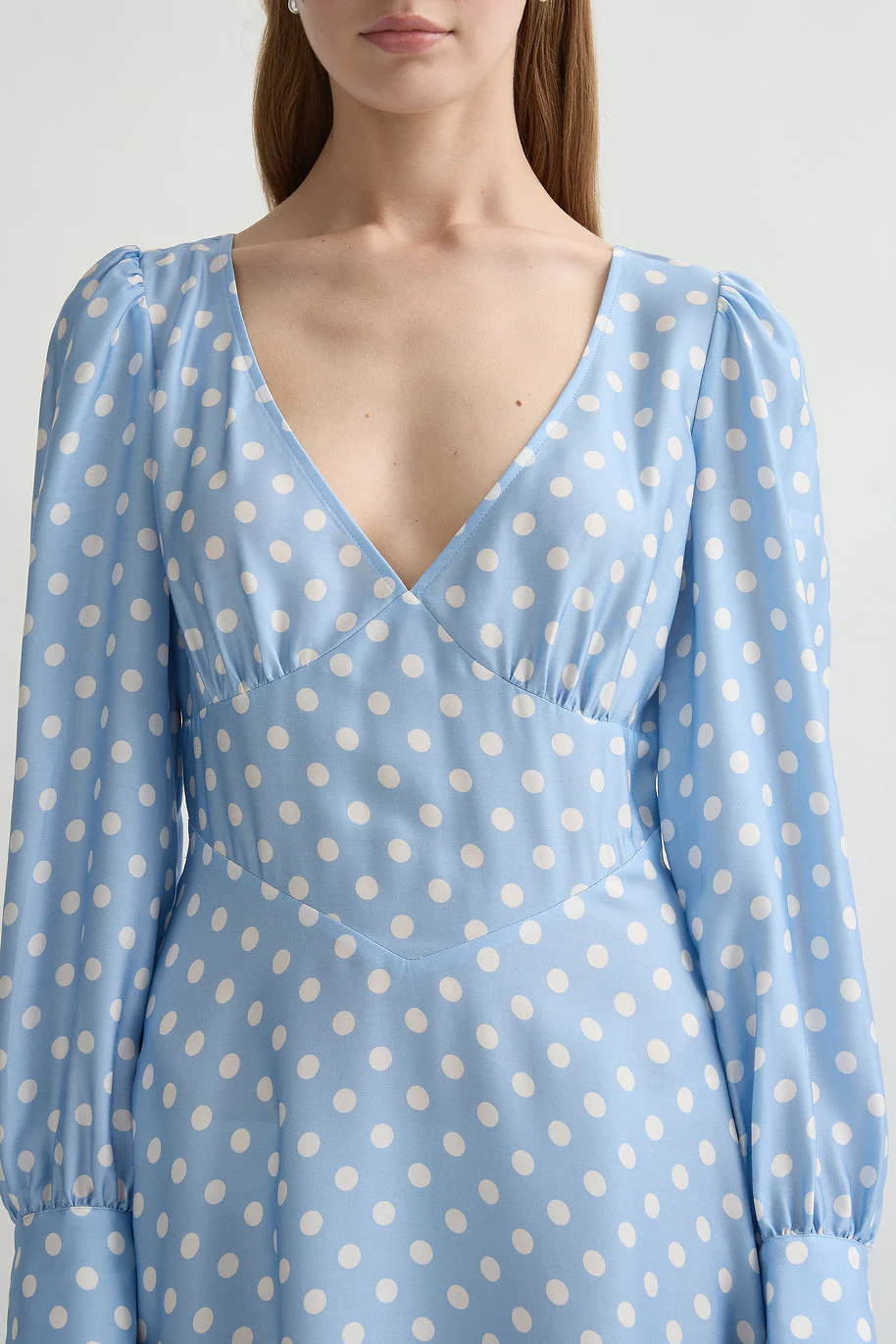 Posse - TILLIE DRESS - BLUE POLKA DOT - Image 3