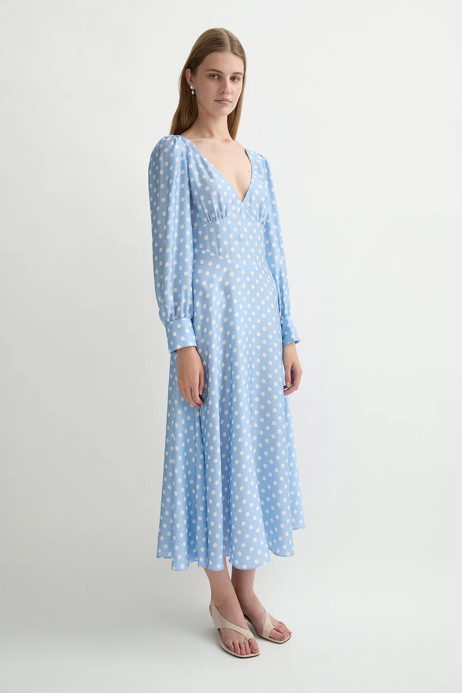 Posse - TILLIE DRESS - BLUE POLKA DOT - Image 7