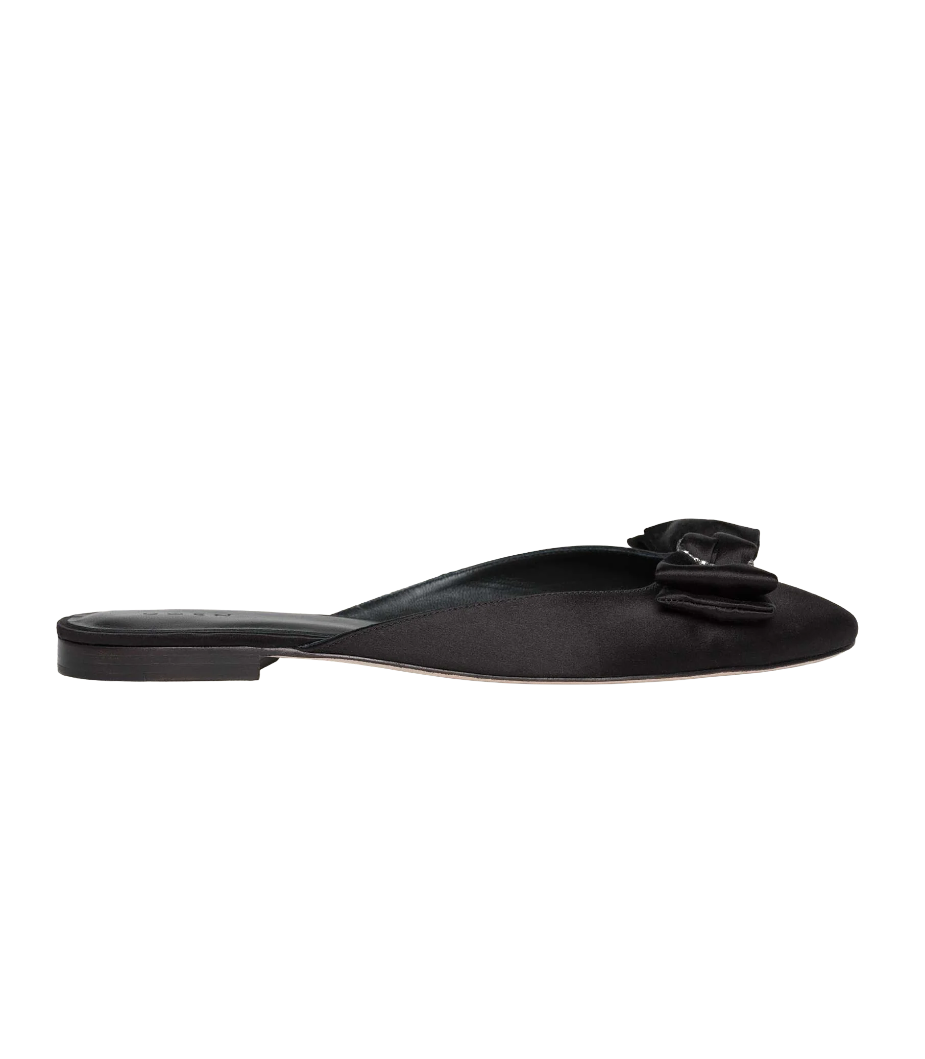 DÔEN - TILLY MULE -- BLACK SATIN - Image 3