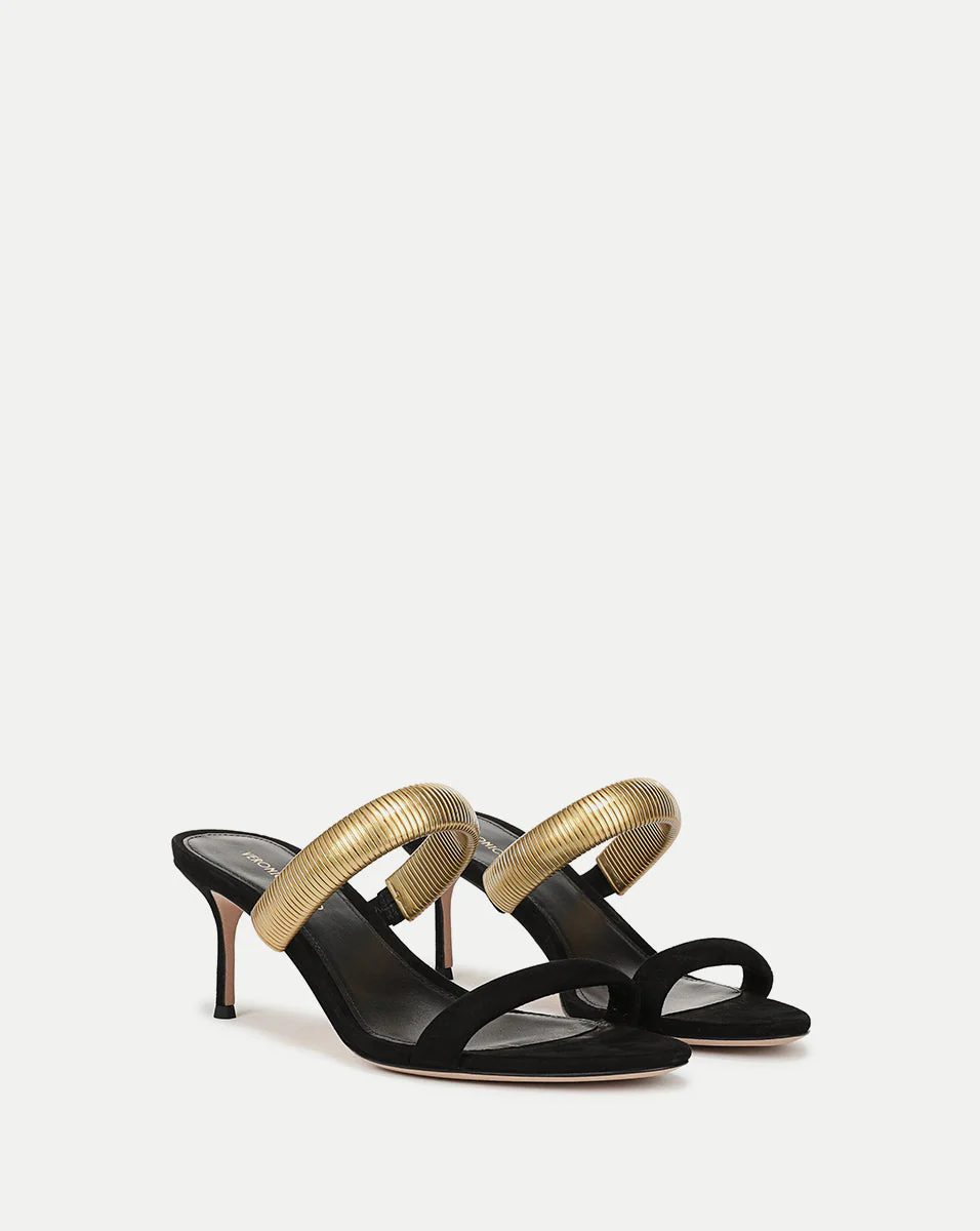 Veronica Beard - Tobin Gold Band Sandal - Image 2